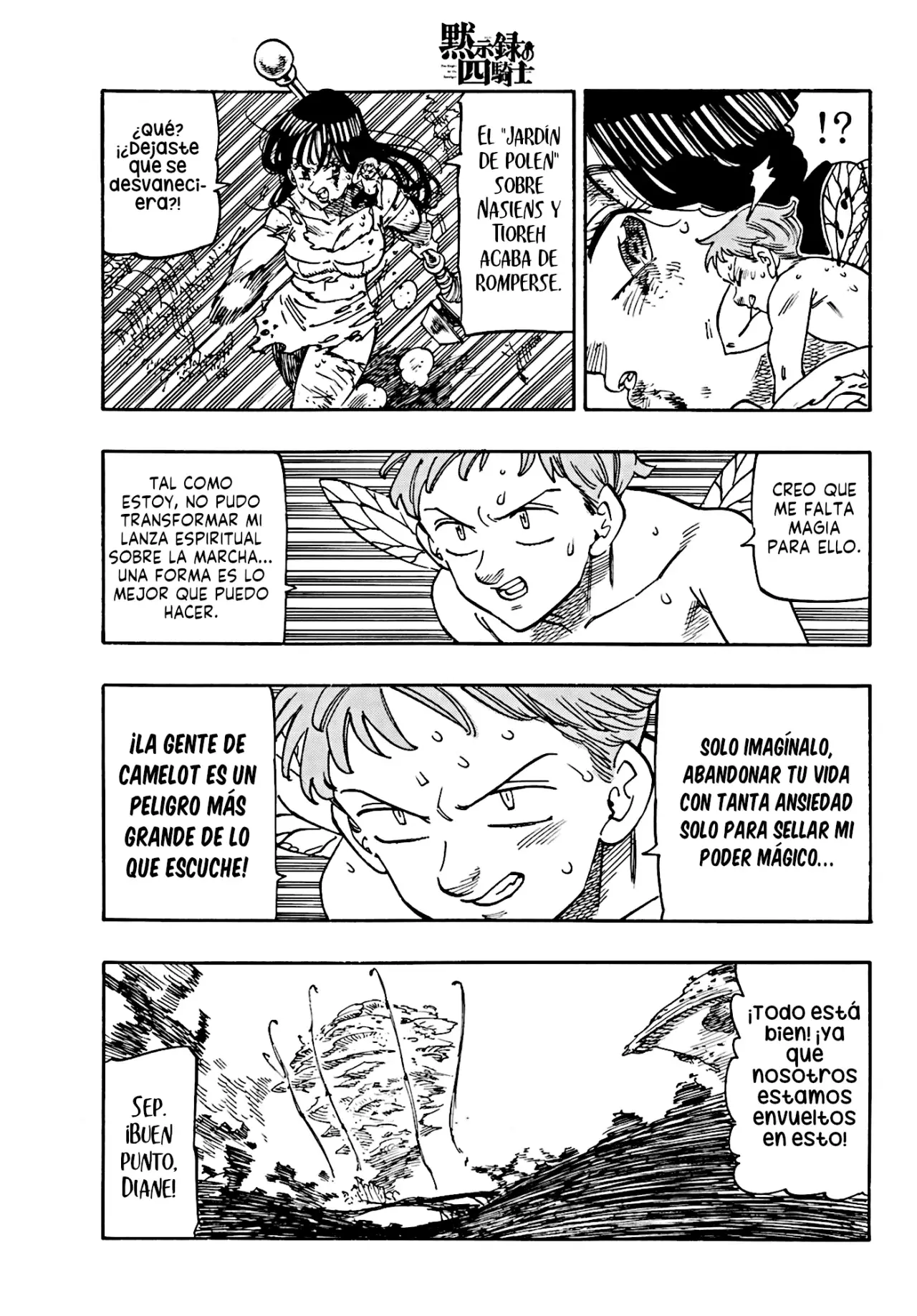 Mokushiroku no Yonkishi Capitulo 149: Abrumados página 8