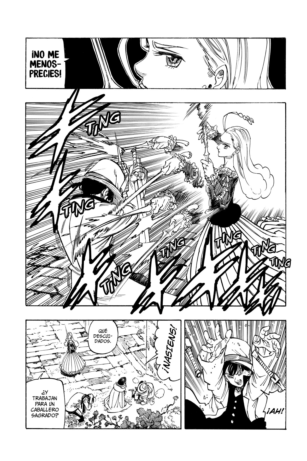 Mokushiroku no Yonkishi Capitulo 15: Anghalhad y su sueño página 8