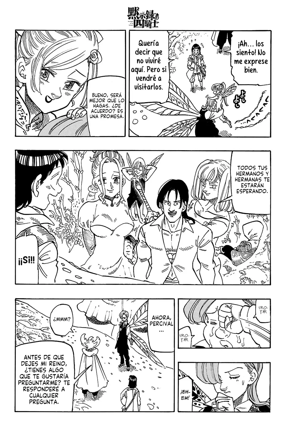 Mokushiroku no Yonkishi Capitulo 153: Hacia una nueva aventura página 9