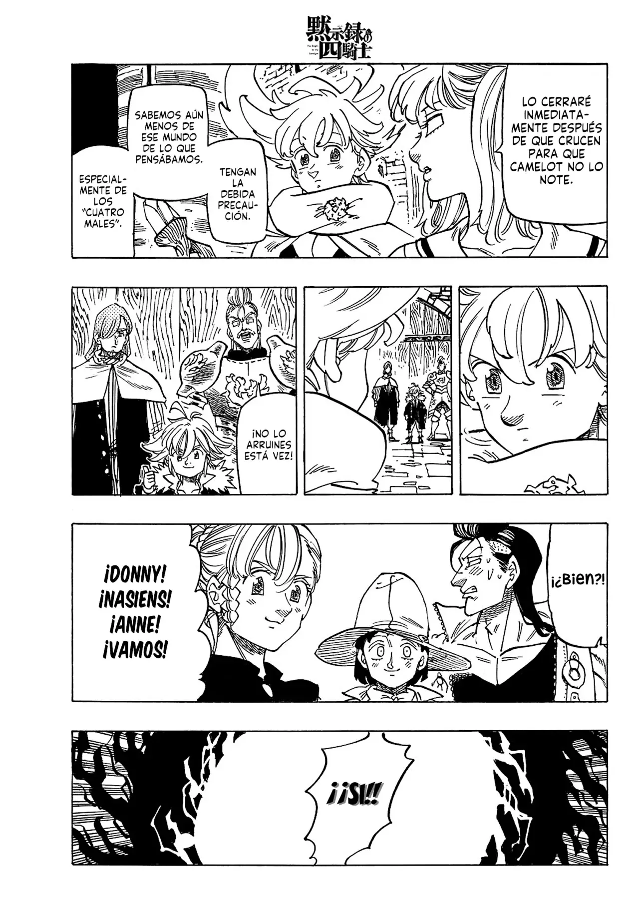Mokushiroku no Yonkishi Capitulo 157: Vidas unidas página 4