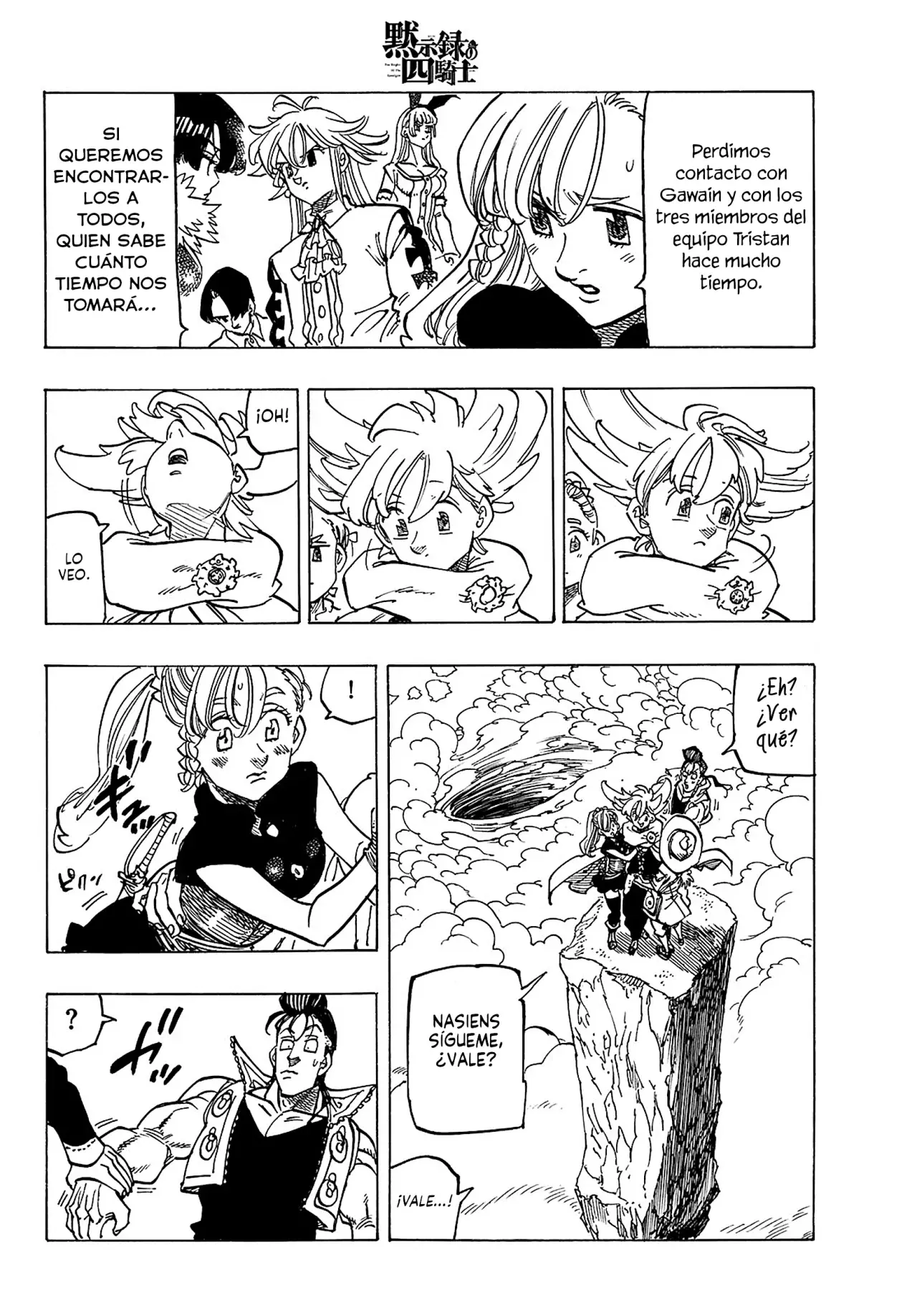 Mokushiroku no Yonkishi Capitulo 157: Vidas unidas página 9