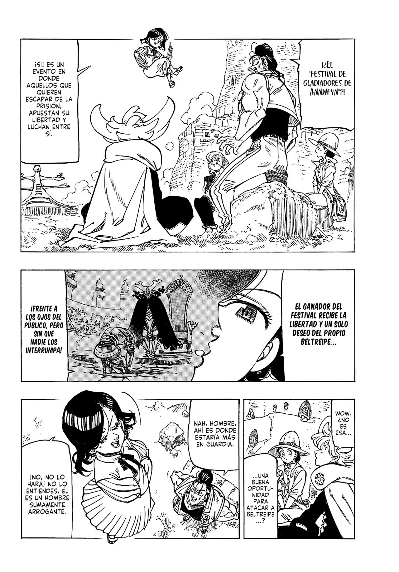 Mokushiroku no Yonkishi Capitulo 159: En sus brazos página 3