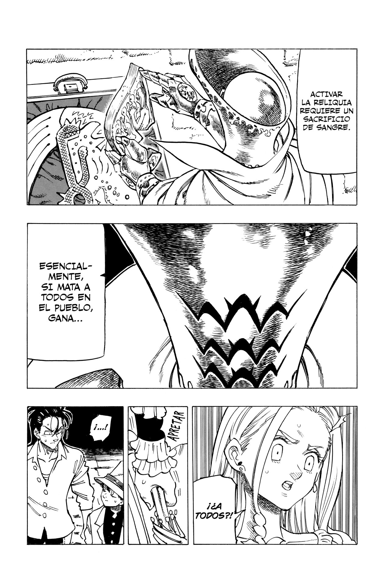 Mokushiroku no Yonkishi Capitulo 16: Sistana de estremece página 18