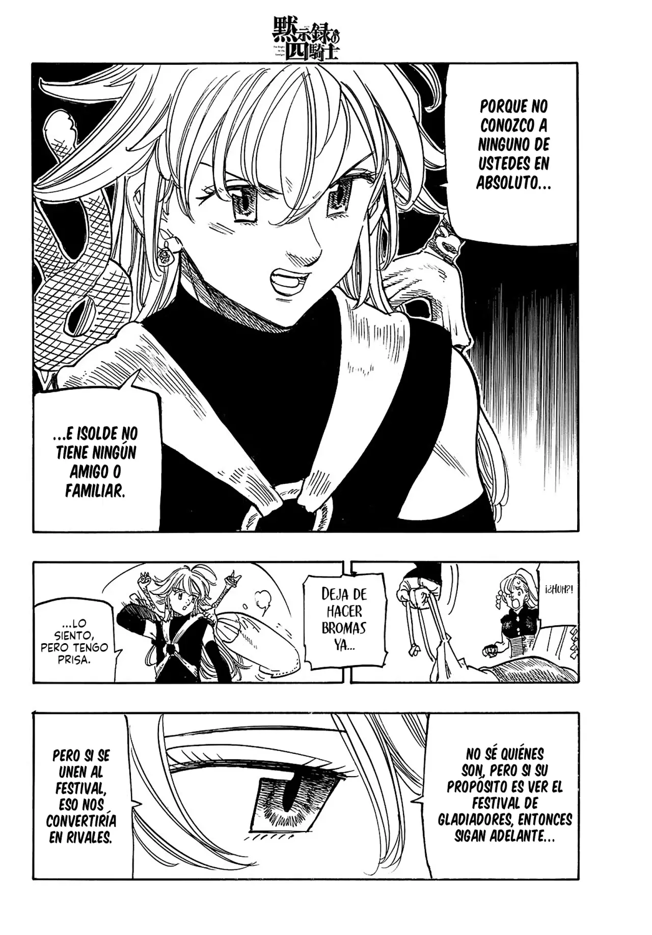Mokushiroku no Yonkishi Capitulo 161: Una reunión extraña página 14