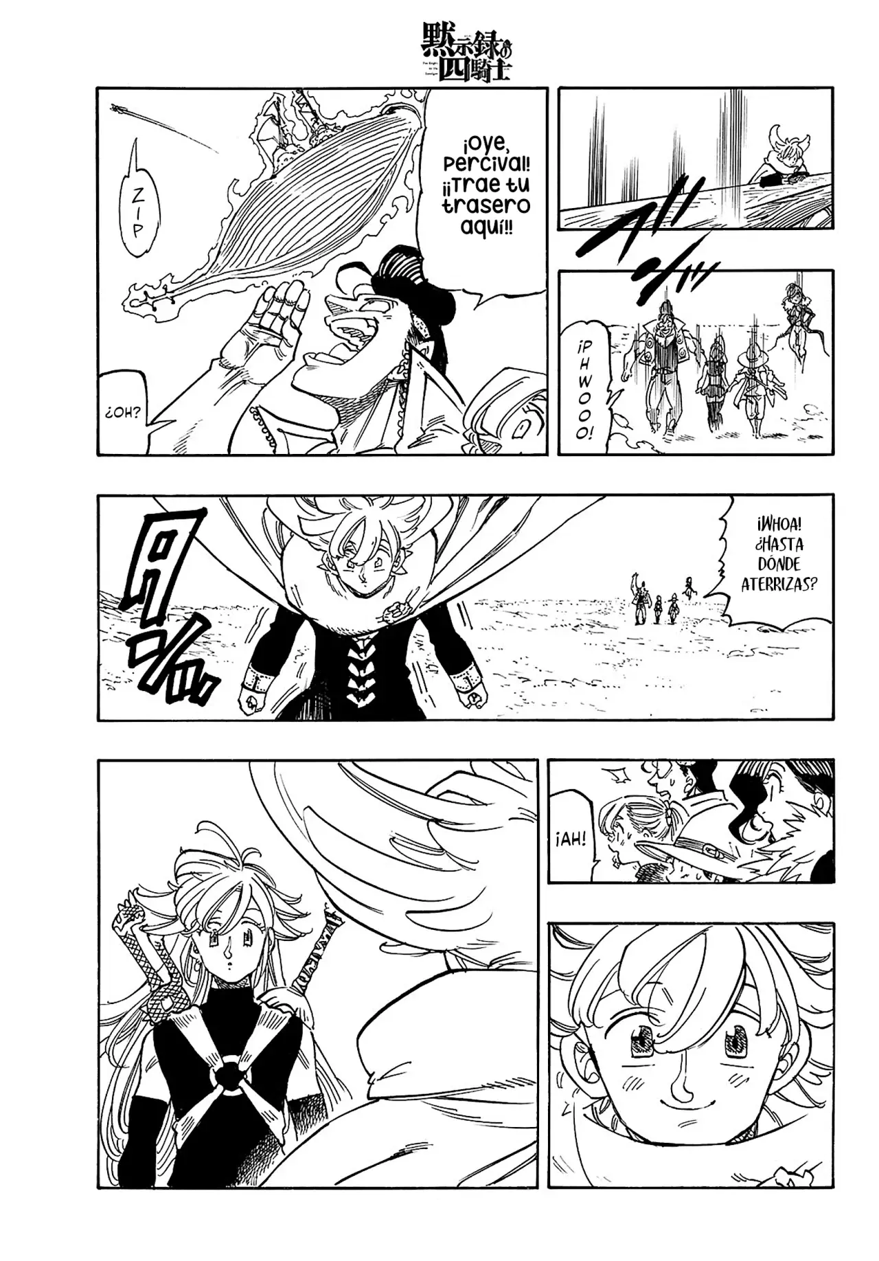 Mokushiroku no Yonkishi Capitulo 161: Una reunión extraña página 9