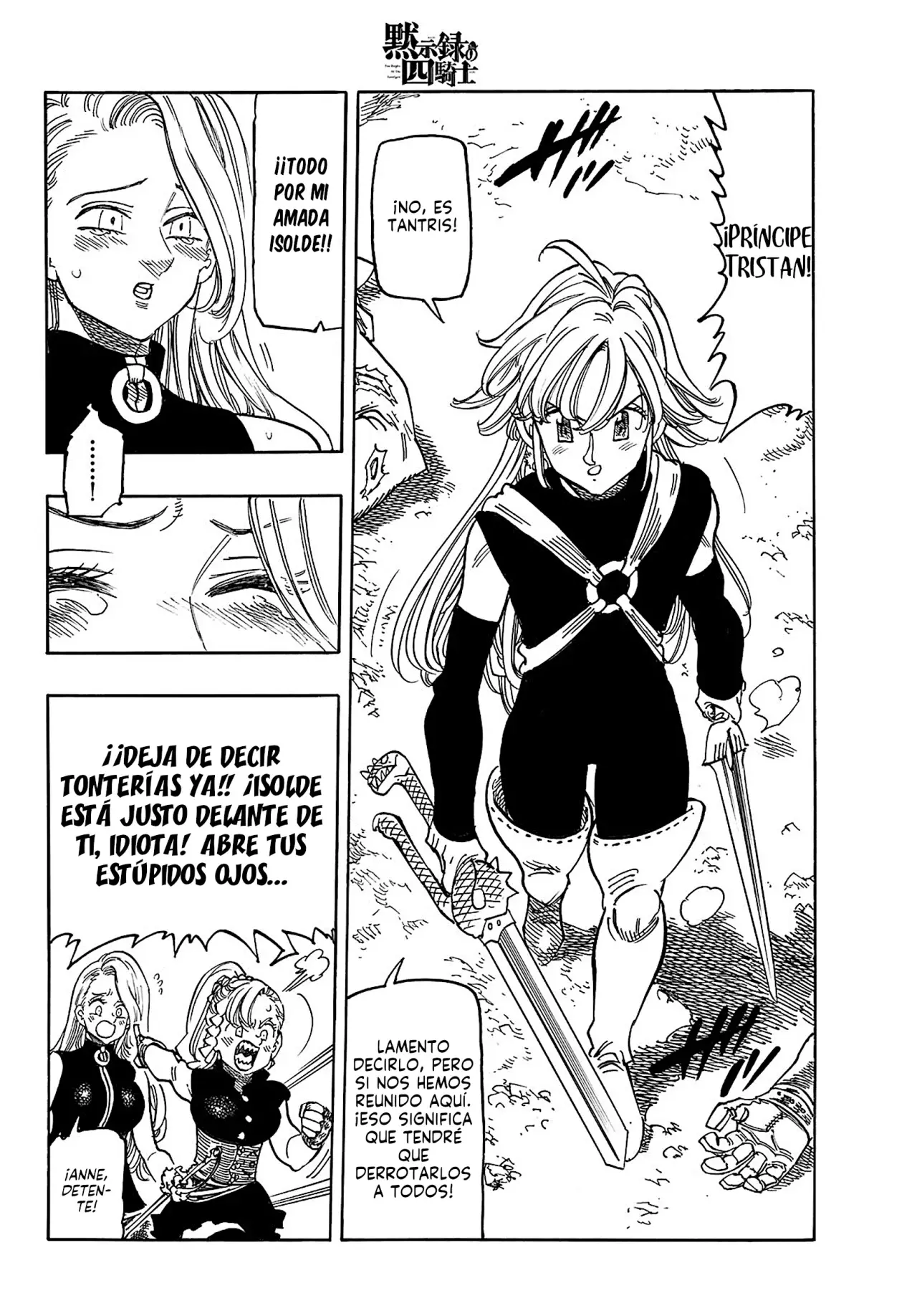 Mokushiroku no Yonkishi Capitulo 164: ¿Quién permanecerá? página 4