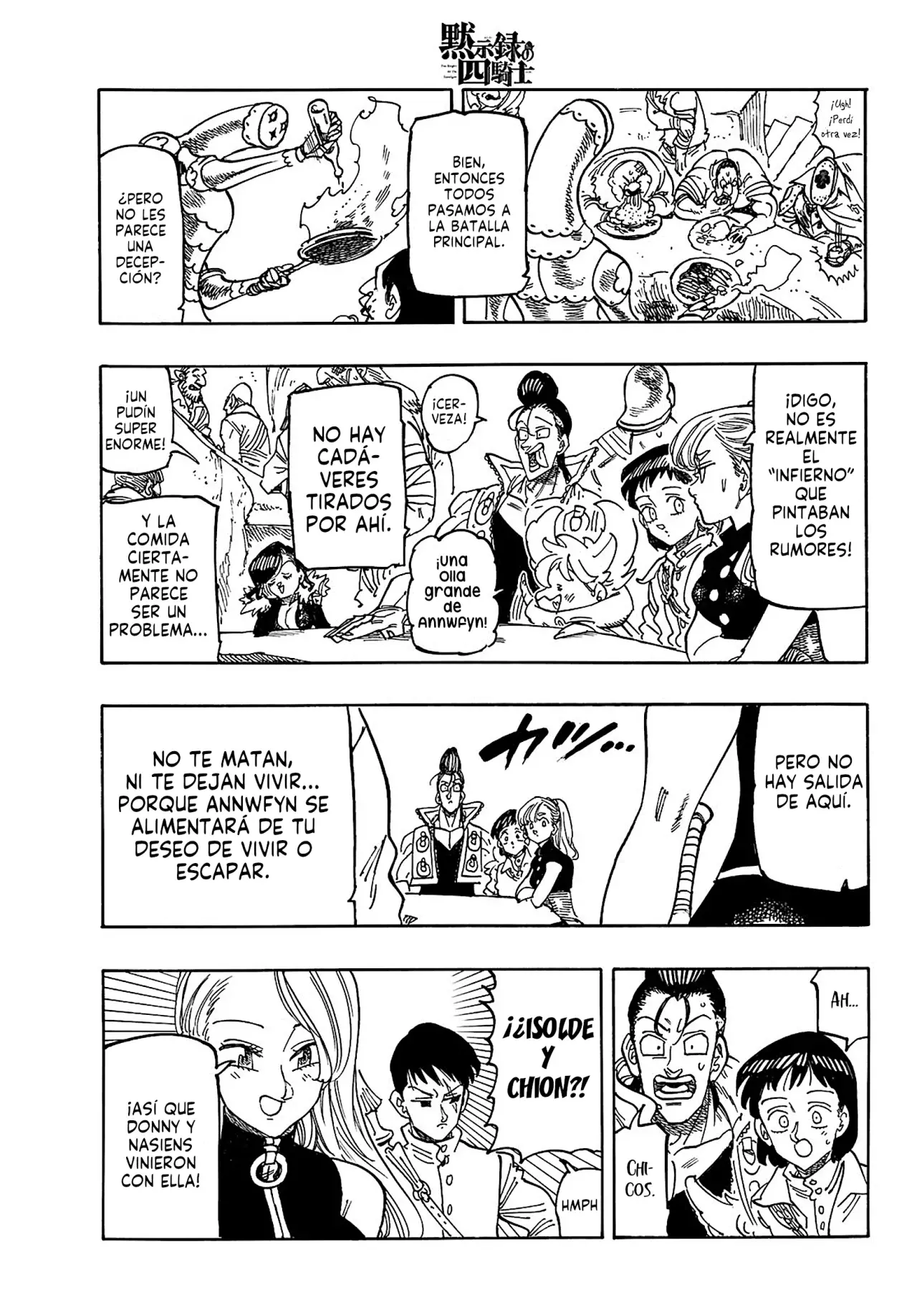 Mokushiroku no Yonkishi Capitulo 165: ¡El grupo de finalistas! página 7