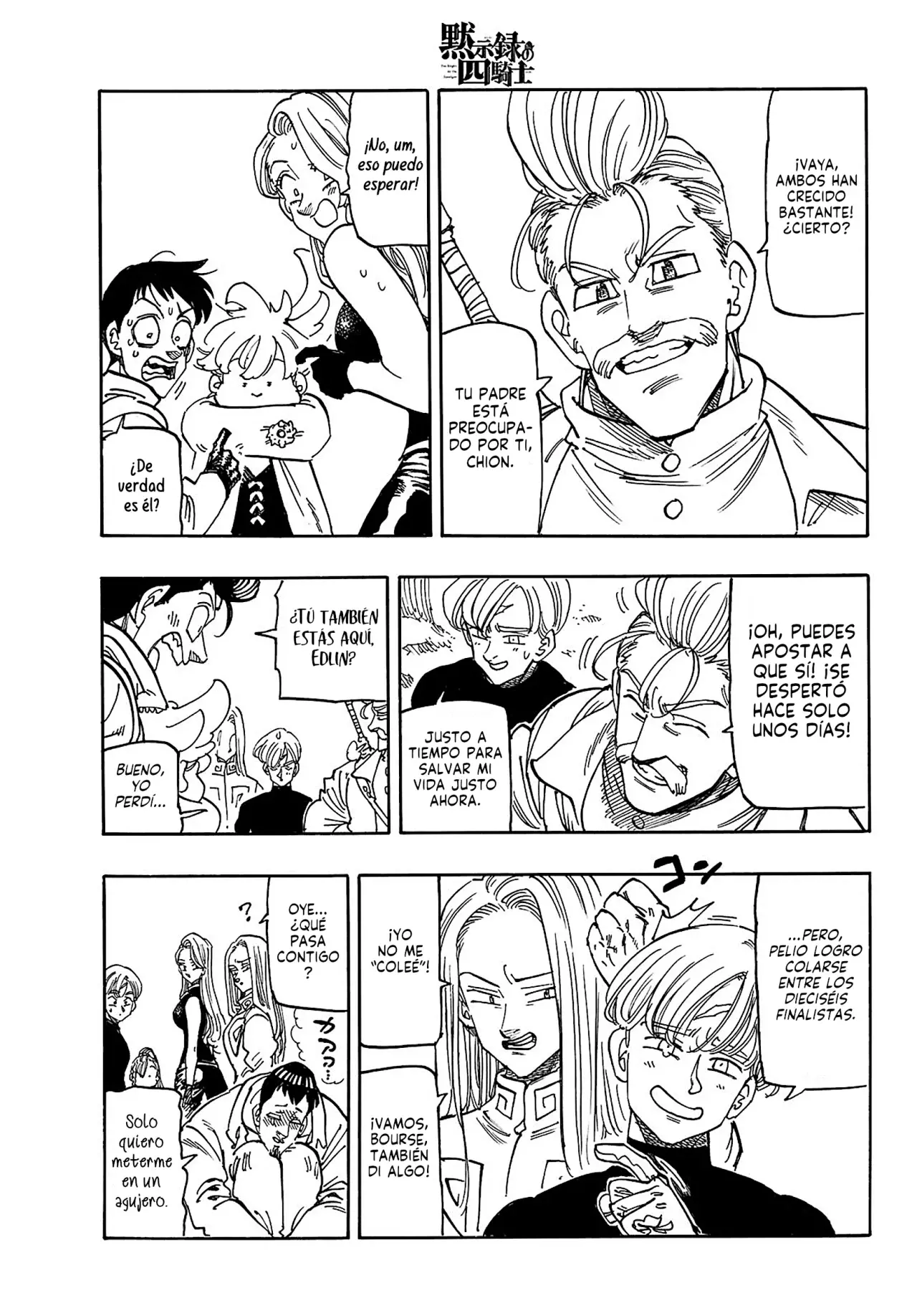 Mokushiroku no Yonkishi Capitulo 165: ¡El grupo de finalistas! página 9