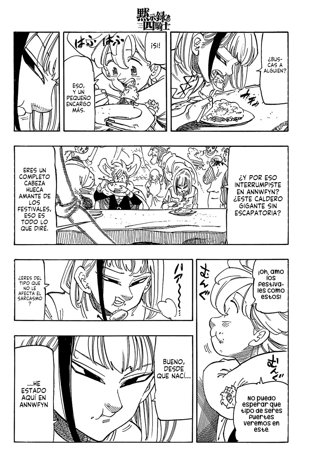 Mokushiroku no Yonkishi Capitulo 166: El Hormigueo página 5