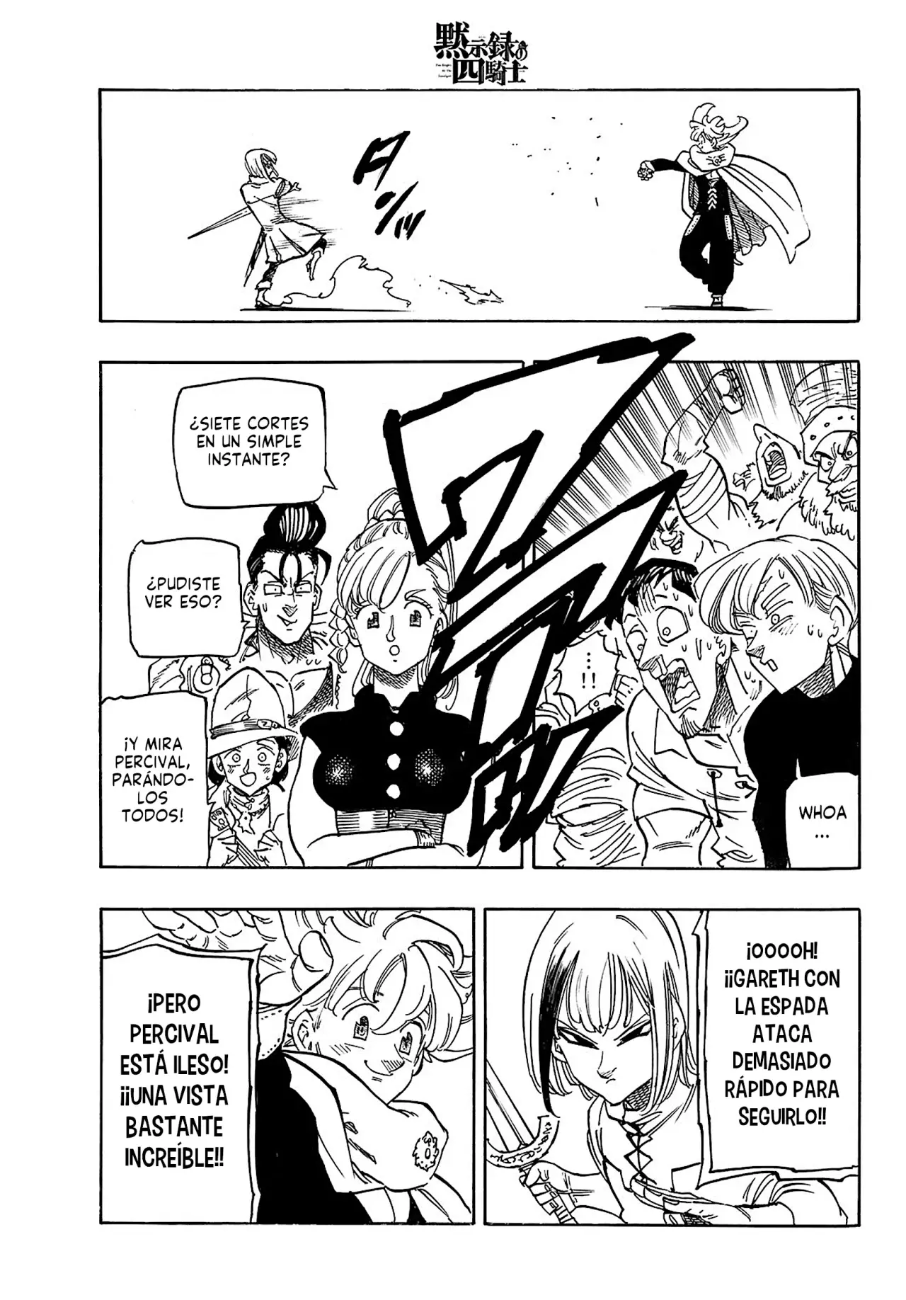 Mokushiroku no Yonkishi Capitulo 167: Percival Vs Gareth página 14