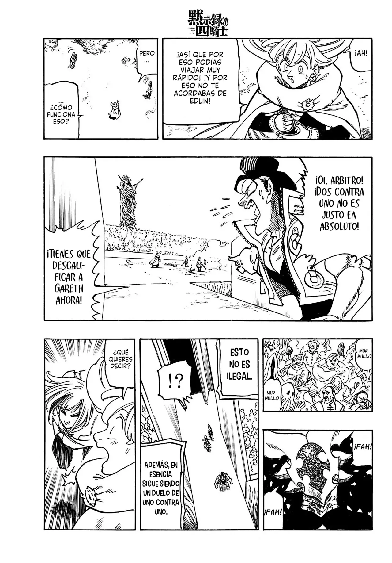 Mokushiroku no Yonkishi Capitulo 168: Los espadachines gemelos página 5