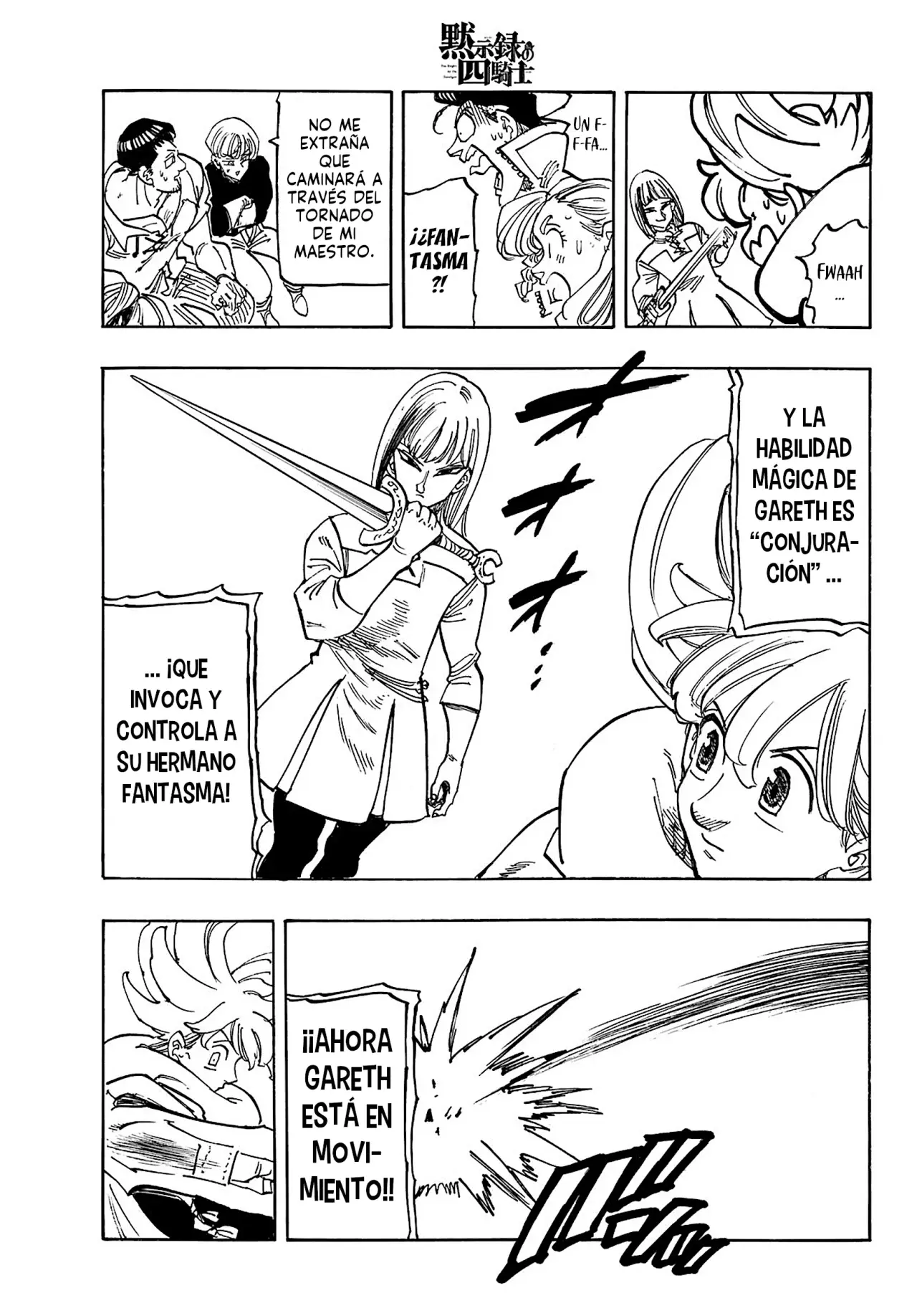 Mokushiroku no Yonkishi Capitulo 168: Los espadachines gemelos página 9