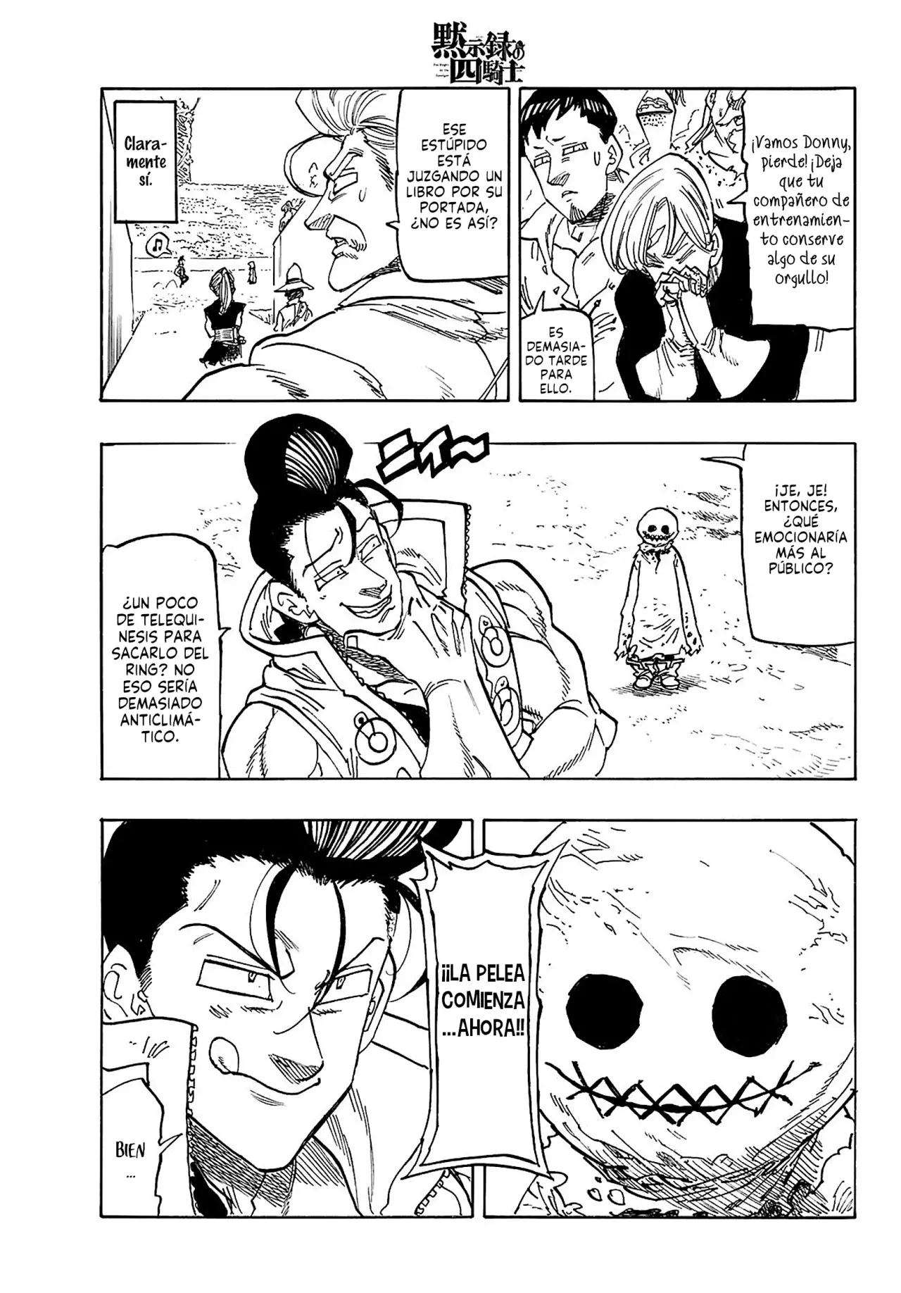 Mokushiroku no Yonkishi Capitulo 169: Donny Vs el saco misterioso página 10