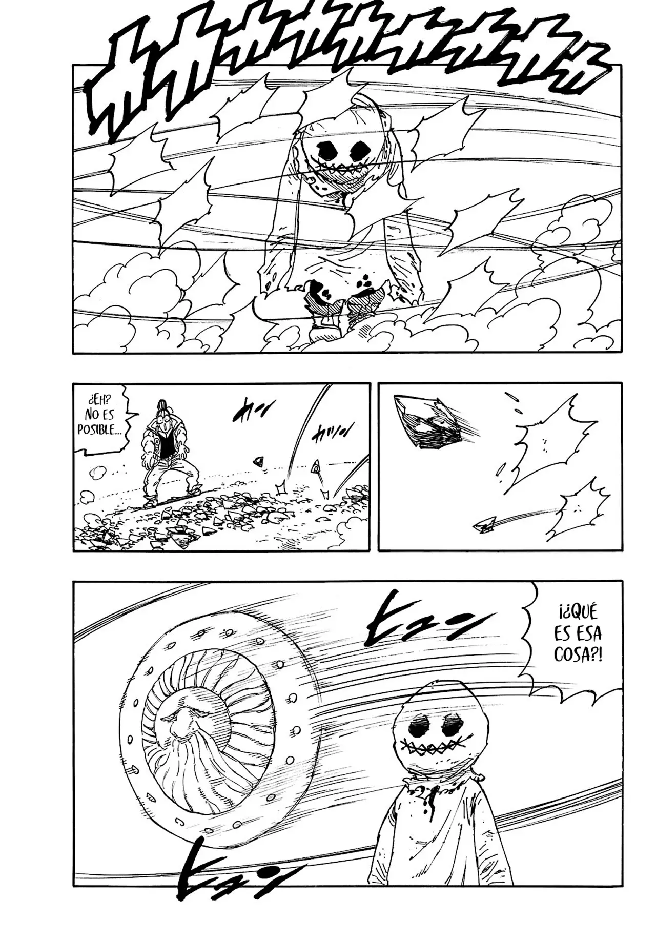 Mokushiroku no Yonkishi Capitulo 169: Donny Vs el saco misterioso página 16