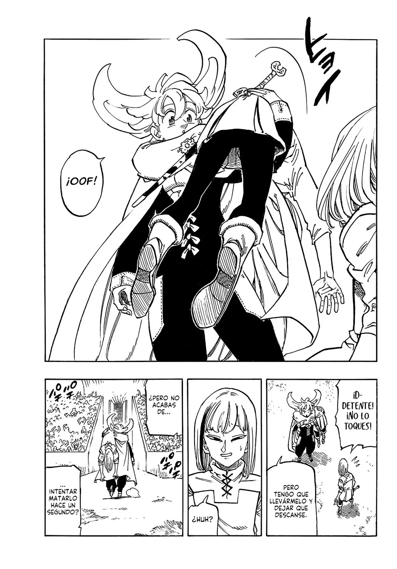 Mokushiroku no Yonkishi Capitulo 169: Donny Vs el saco misterioso página 4