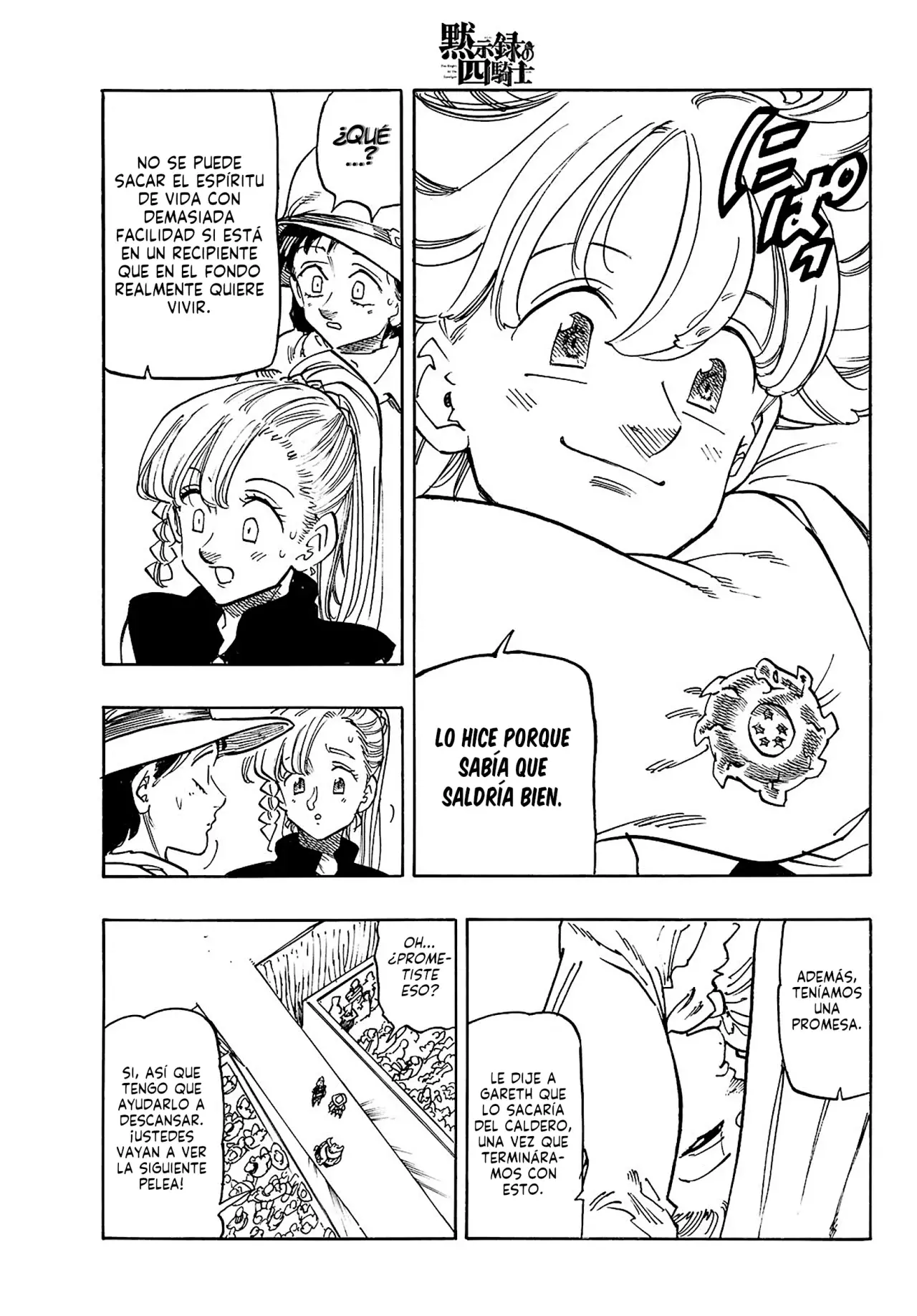 Mokushiroku no Yonkishi Capitulo 169: Donny Vs el saco misterioso página 8