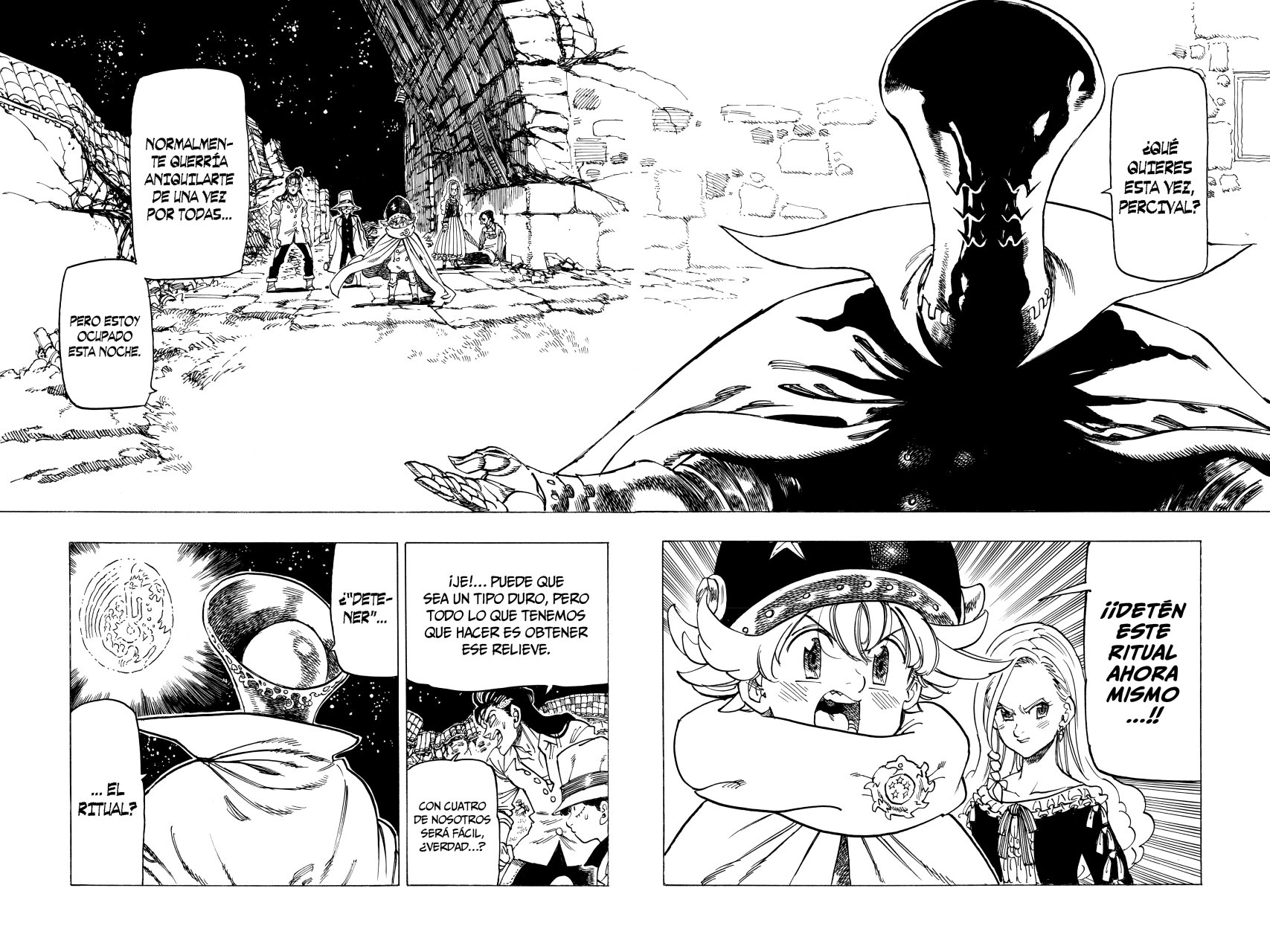 Mokushiroku no Yonkishi Capitulo 17: Enfrentarse al mal página 15