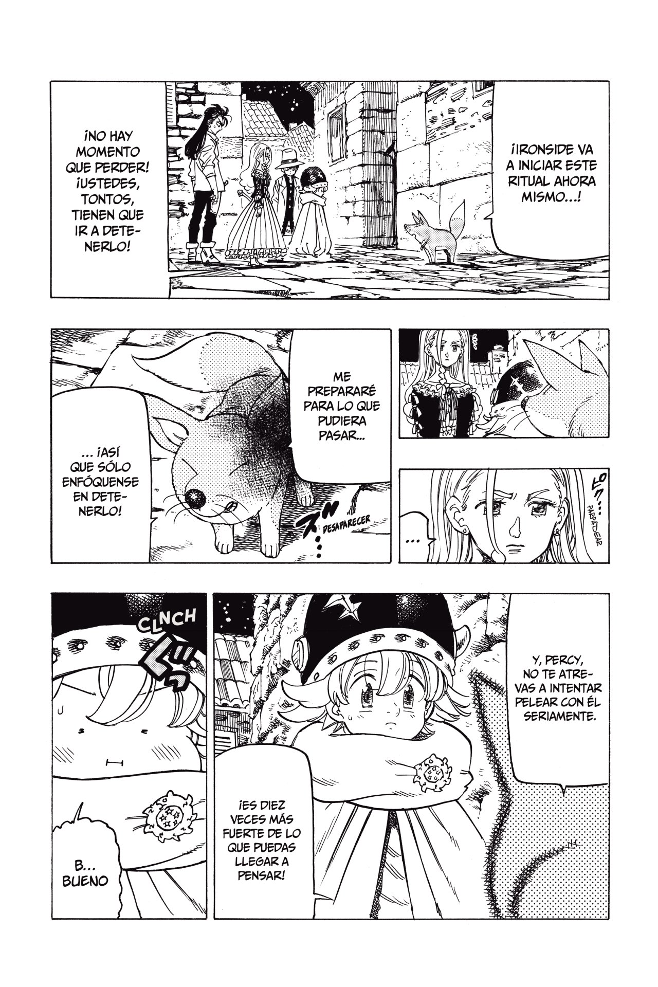 Mokushiroku no Yonkishi Capitulo 17: Enfrentarse al mal página 3