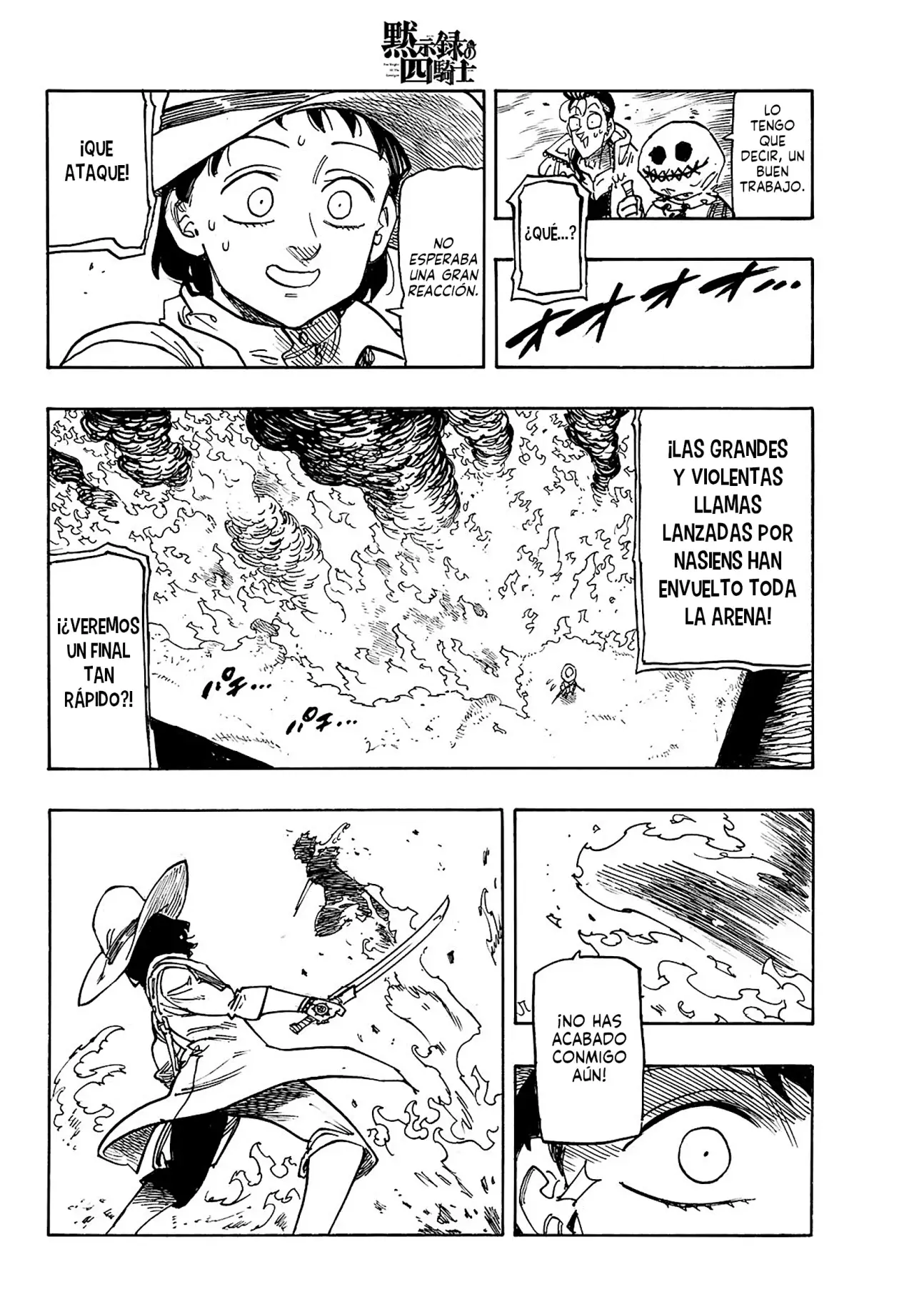 Mokushiroku no Yonkishi Capitulo 172: Nasiens Vs Rothes página 14