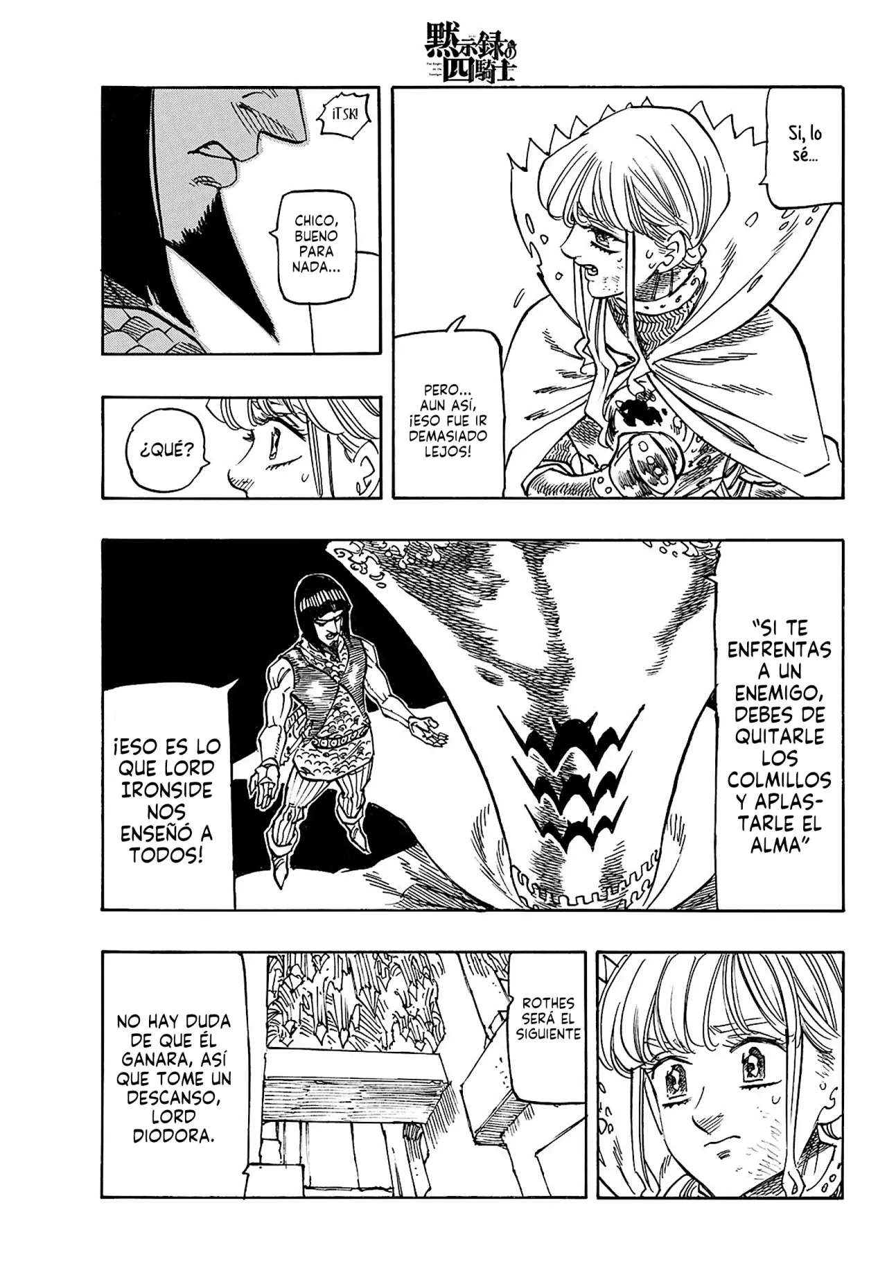 Mokushiroku no Yonkishi Capitulo 172: Nasiens Vs Rothes página 8