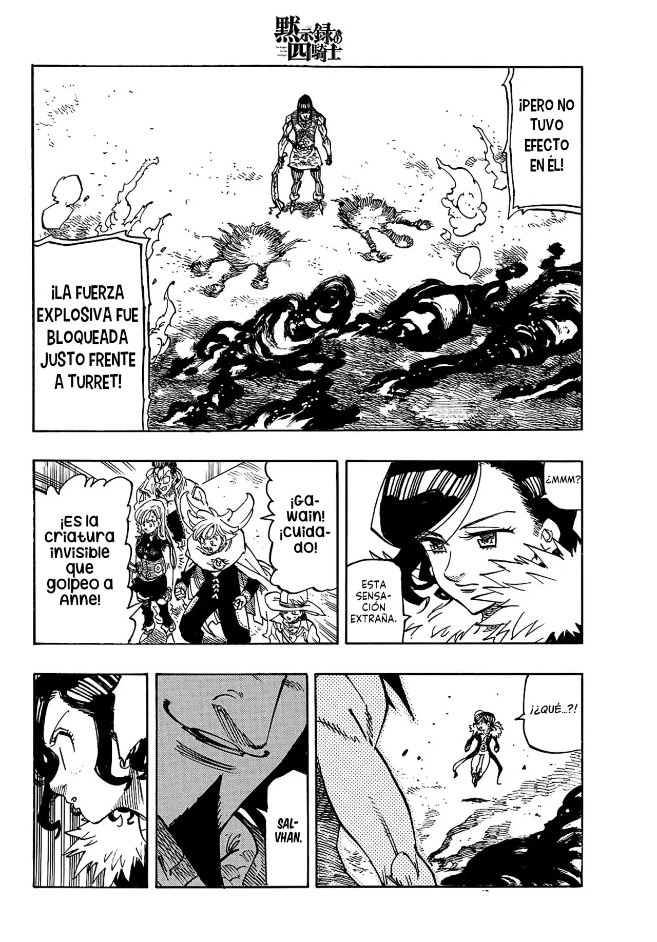 Mokushiroku no Yonkishi Capitulo 174: Gawain Vs Turret página 11