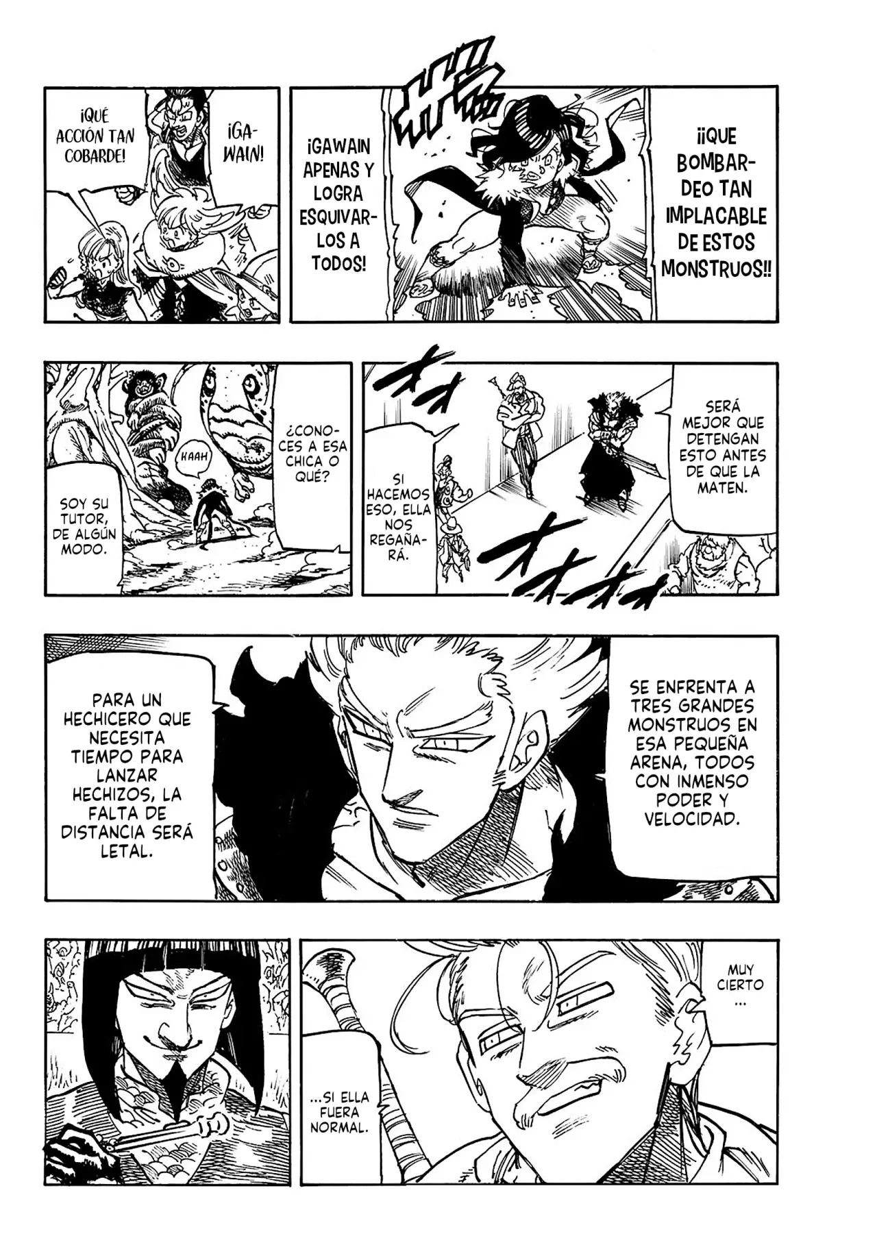 Mokushiroku no Yonkishi Capitulo 175: La forma de acabar con un hechicero página 7