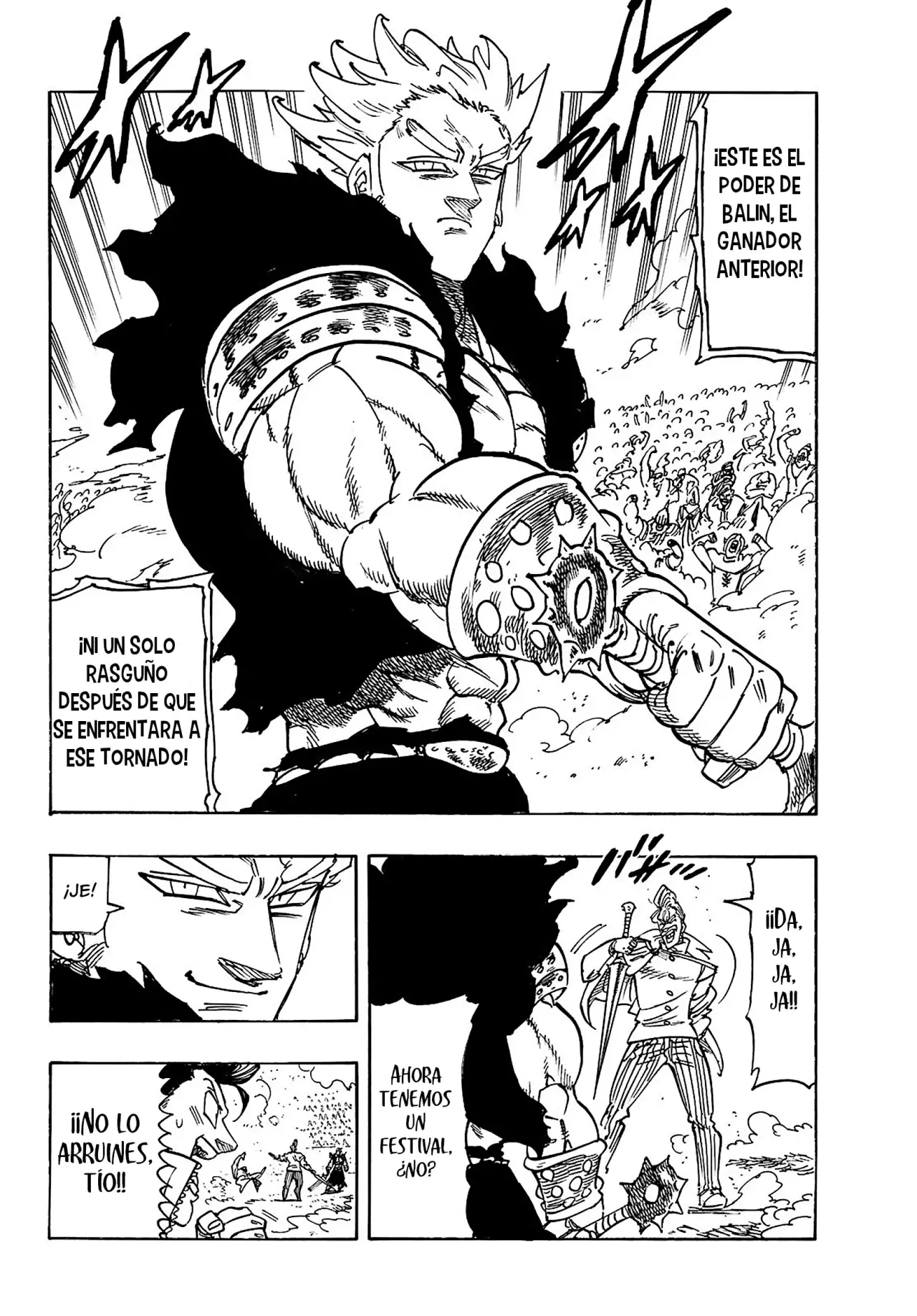 Mokushiroku no Yonkishi Capitulo 176: Howzer Vs Balin página 8