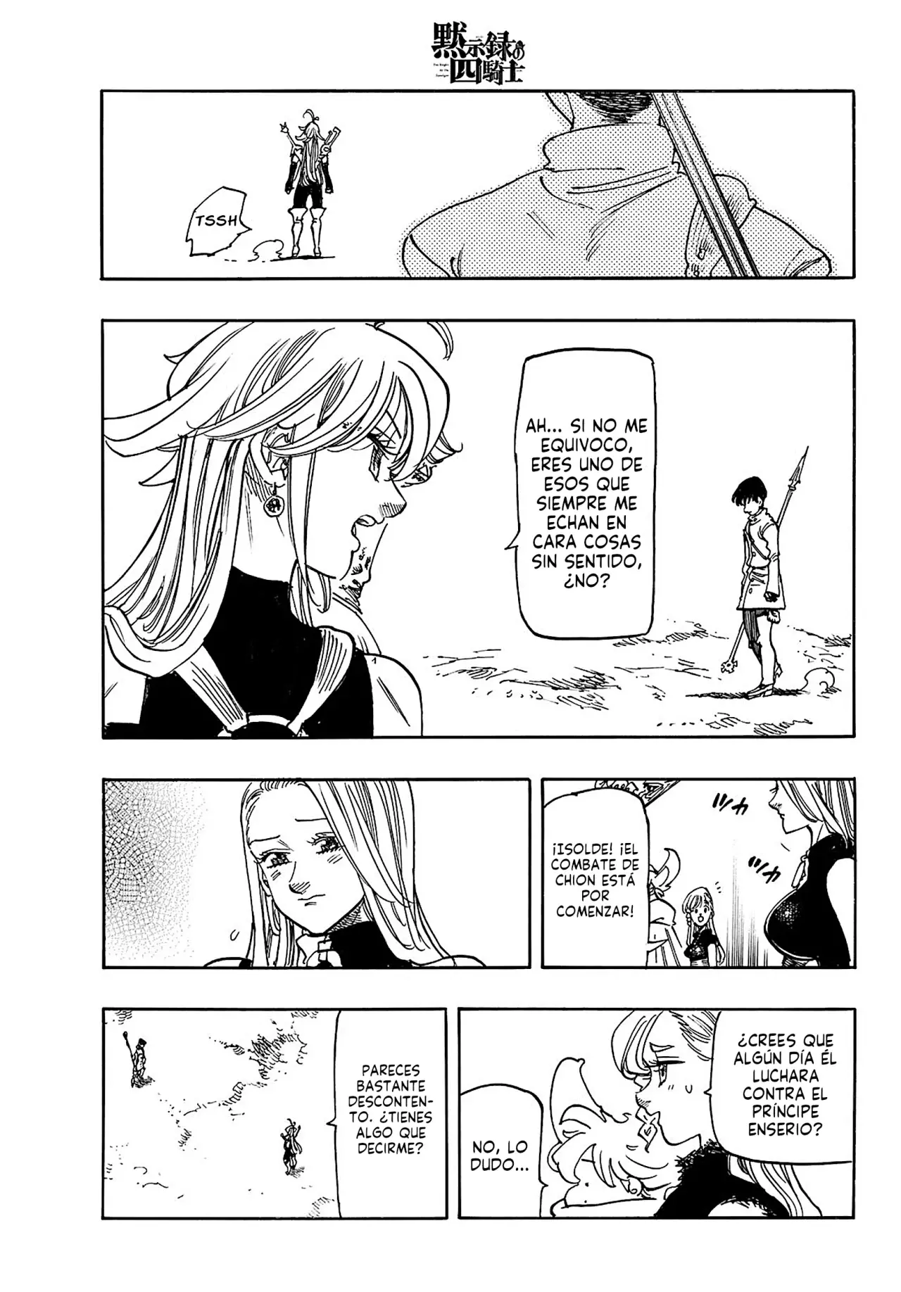 Mokushiroku no Yonkishi Capitulo 177: Una batalla de hombres página 22