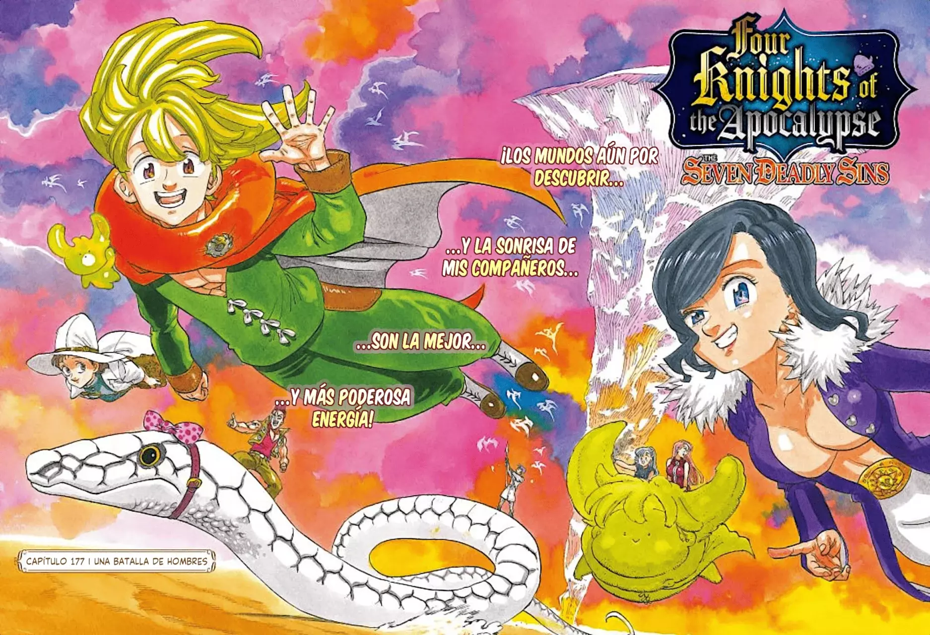 Mokushiroku no Yonkishi Capitulo 177: Una batalla de hombres página 3