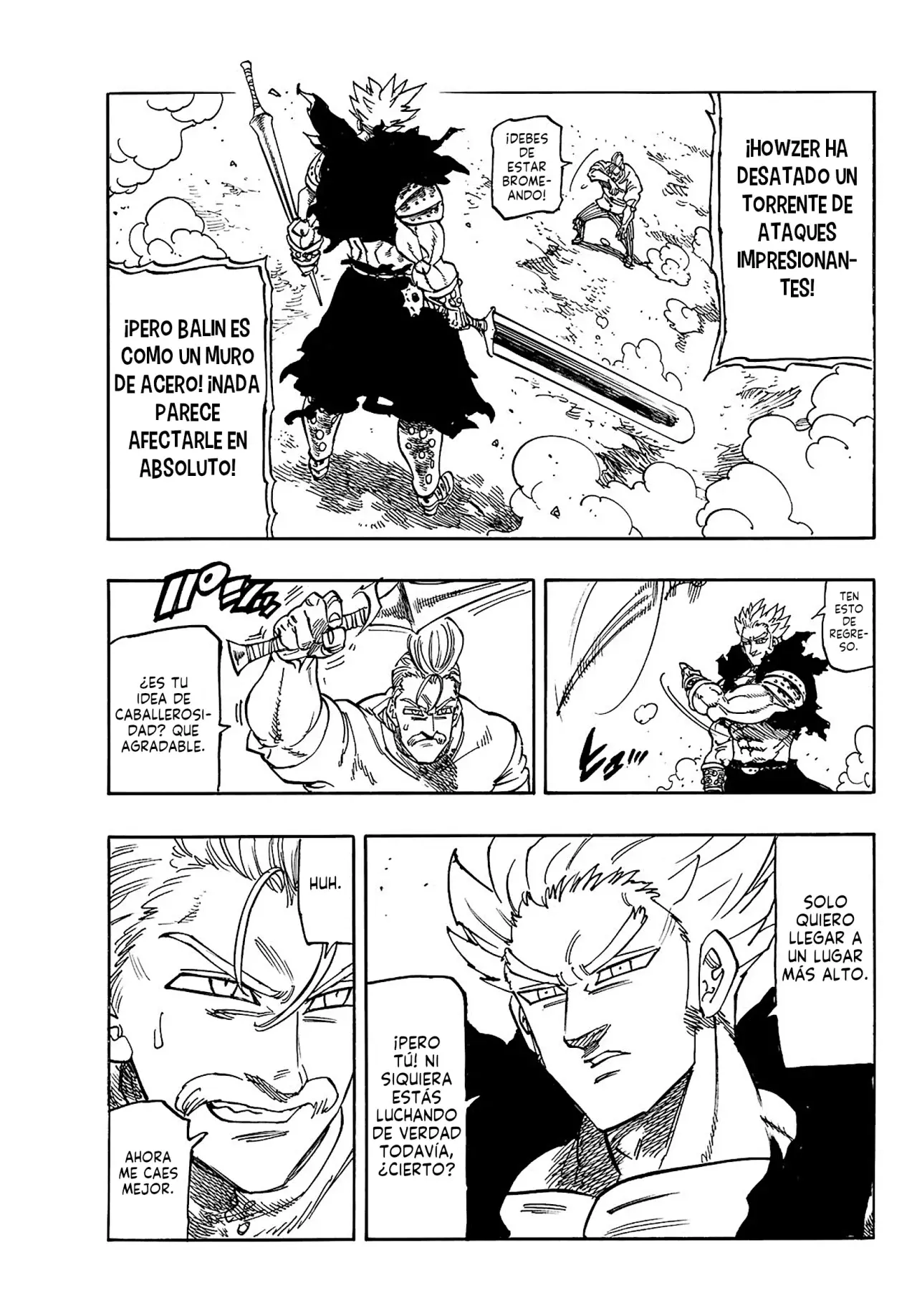 Mokushiroku no Yonkishi Capitulo 177: Una batalla de hombres página 6