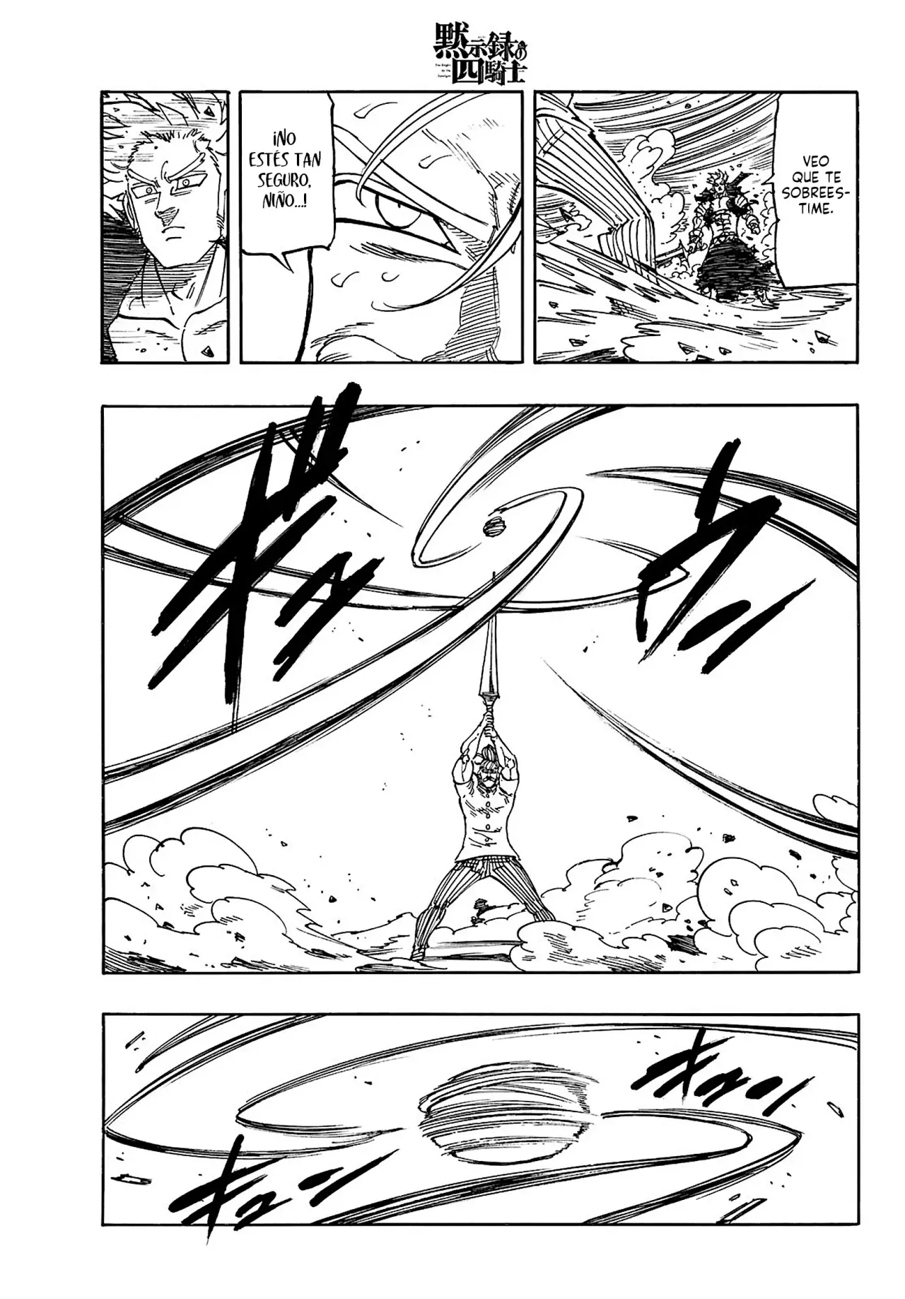 Mokushiroku no Yonkishi Capitulo 177: Una batalla de hombres página 8