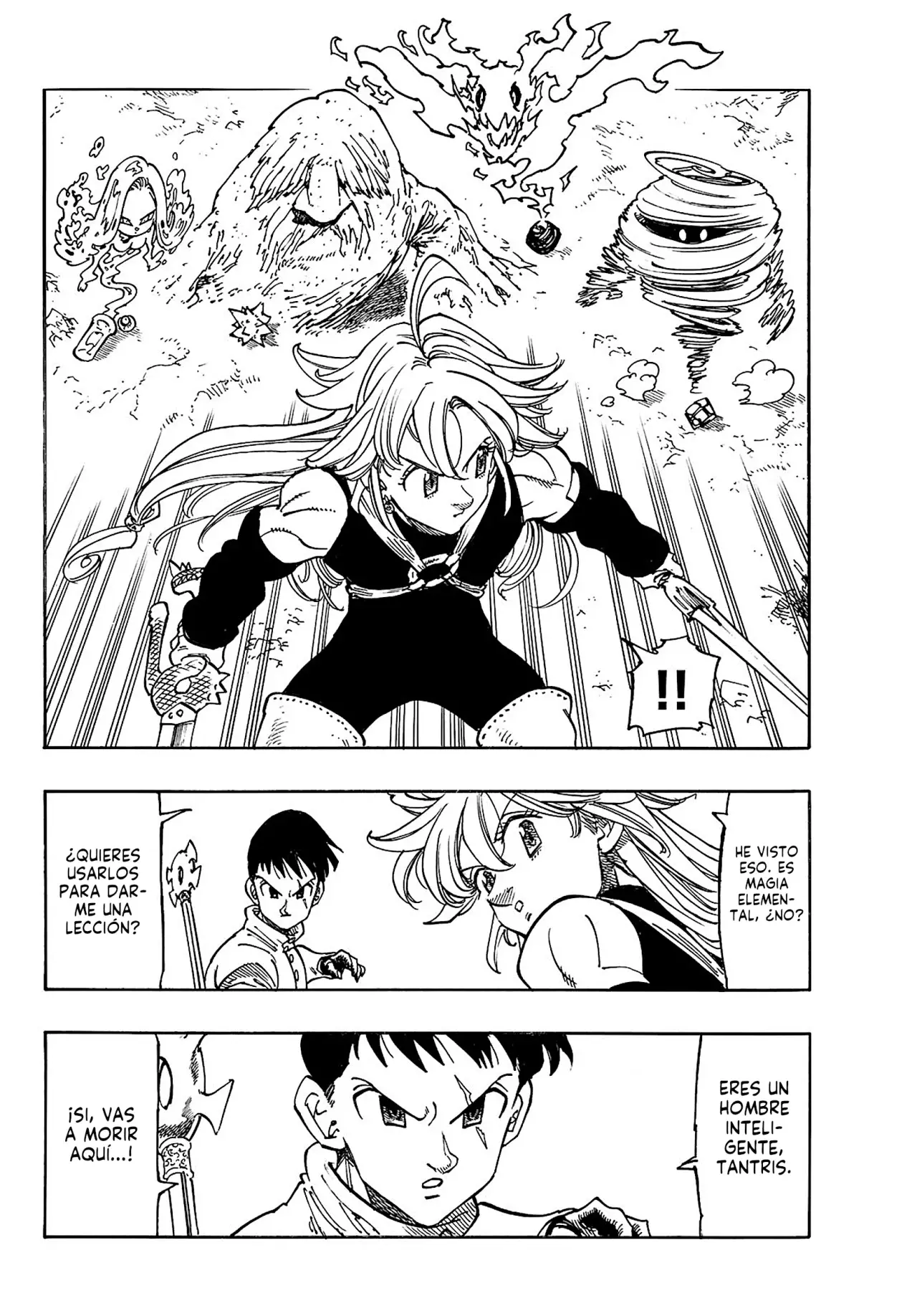Mokushiroku no Yonkishi Capitulo 178: Capitulo 178: Tantris Vs Chion página 5