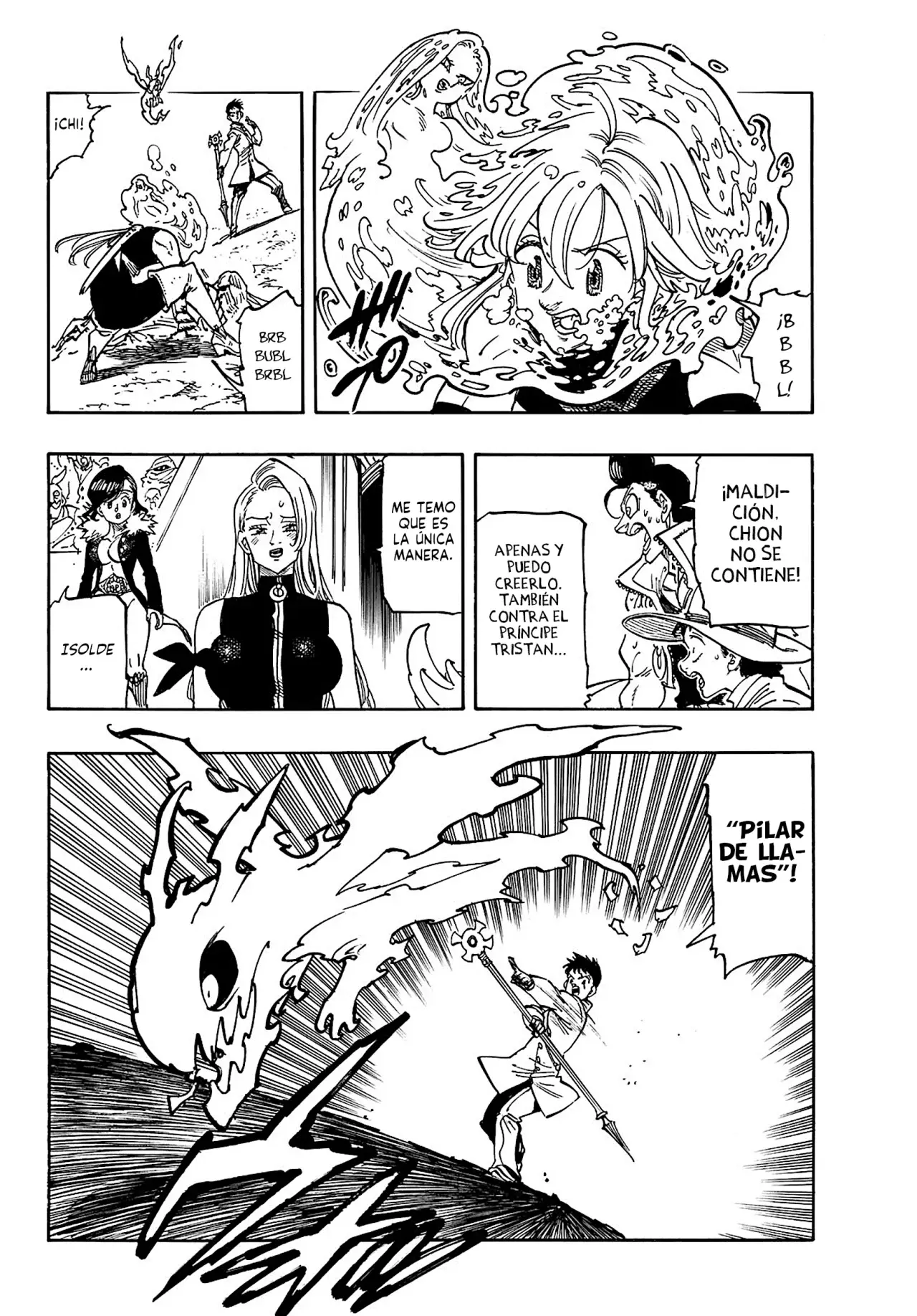 Mokushiroku no Yonkishi Capitulo 178: Capitulo 178: Tantris Vs Chion página 7