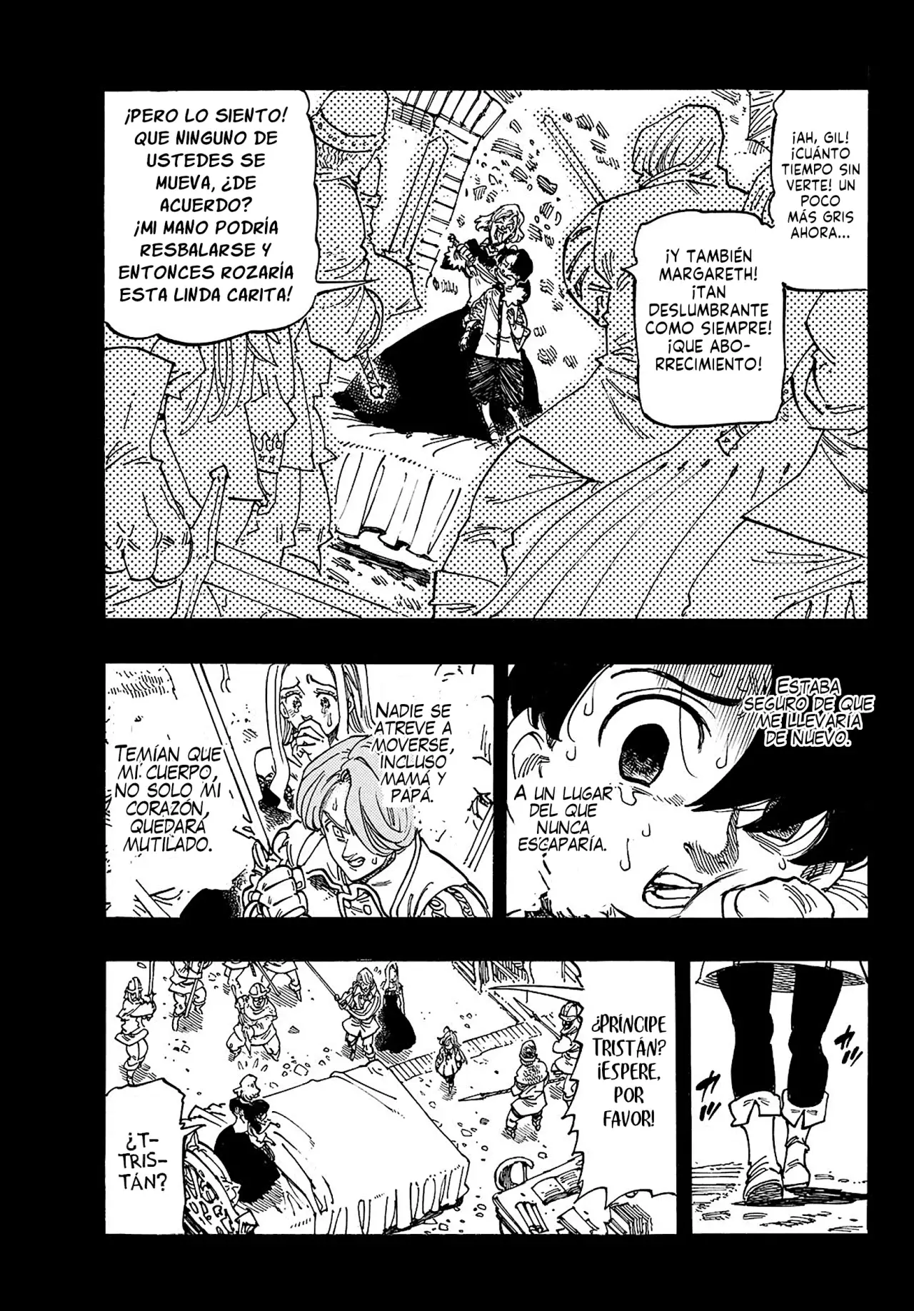 Mokushiroku no Yonkishi Capitulo 179: Tristán y Chion página 10
