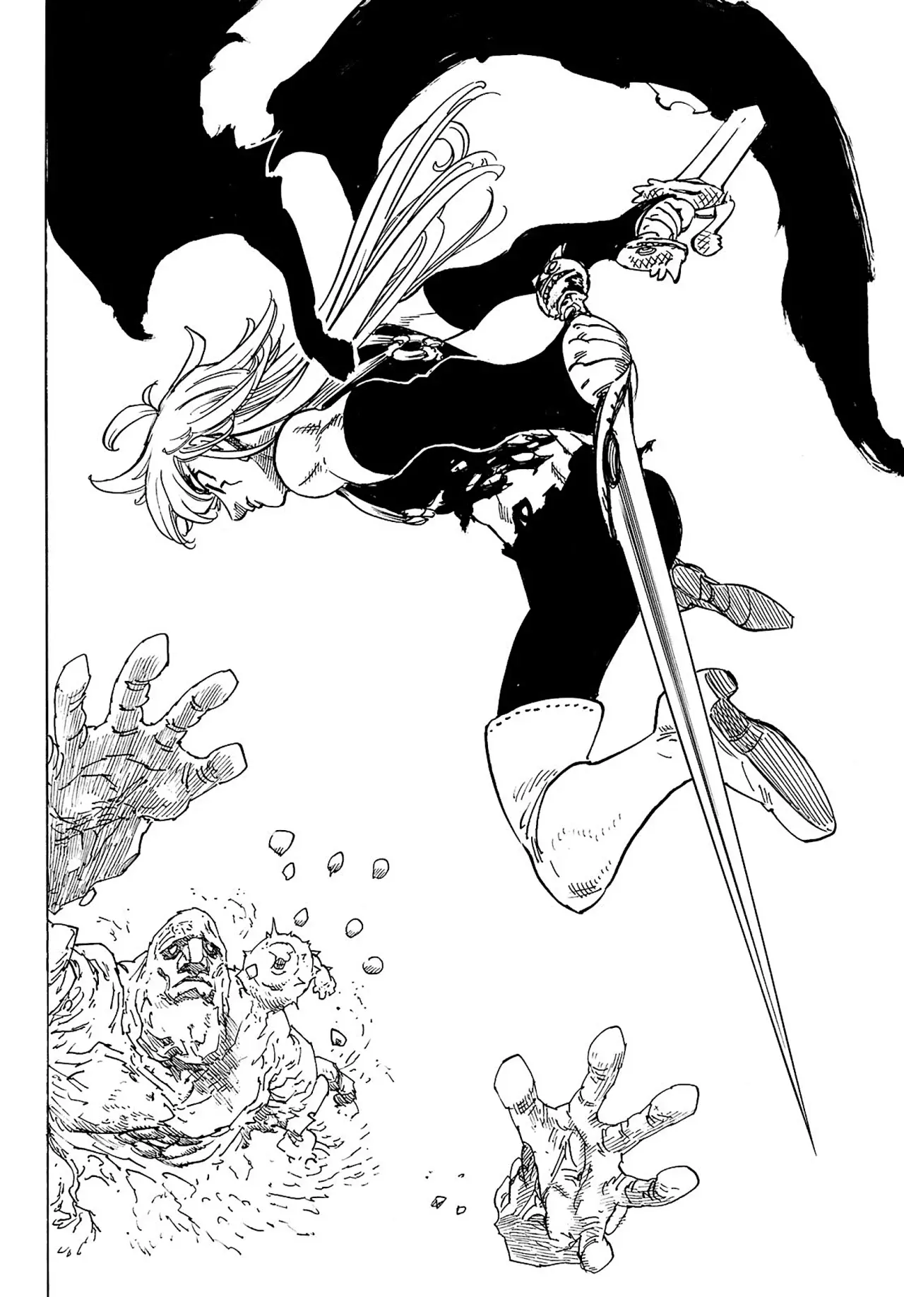 Mokushiroku no Yonkishi Capitulo 179: Tristán y Chion página 17