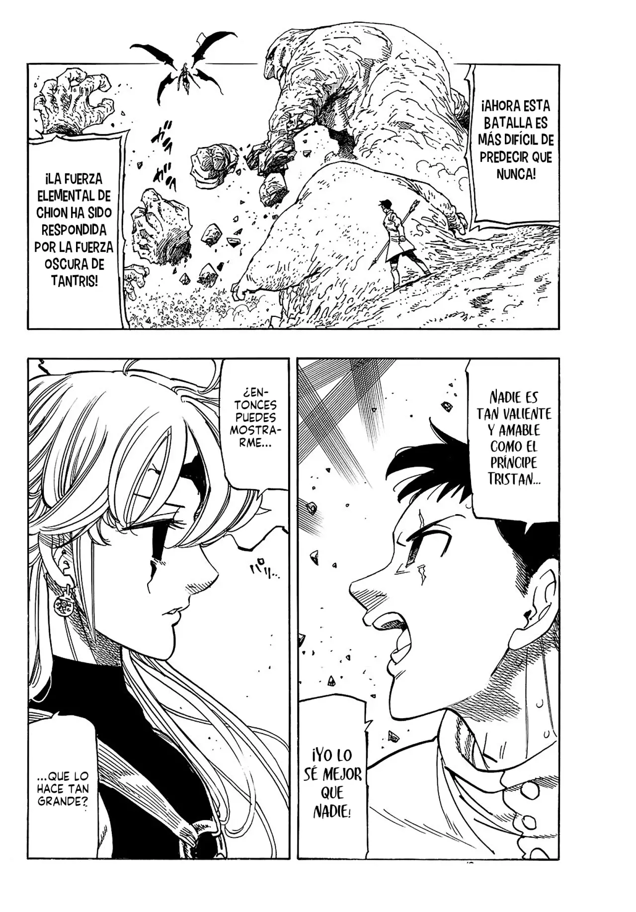 Mokushiroku no Yonkishi Capitulo 179: Tristán y Chion página 3
