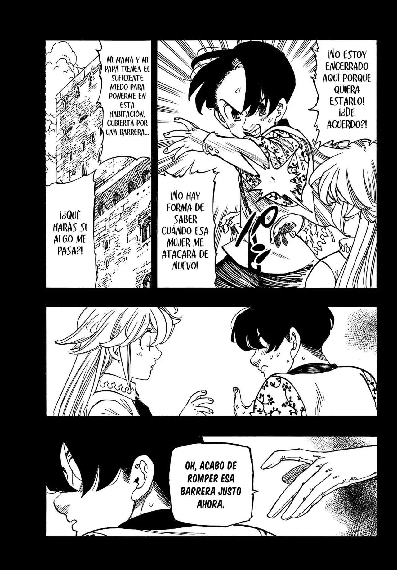 Mokushiroku no Yonkishi Capitulo 179: Tristán y Chion página 8