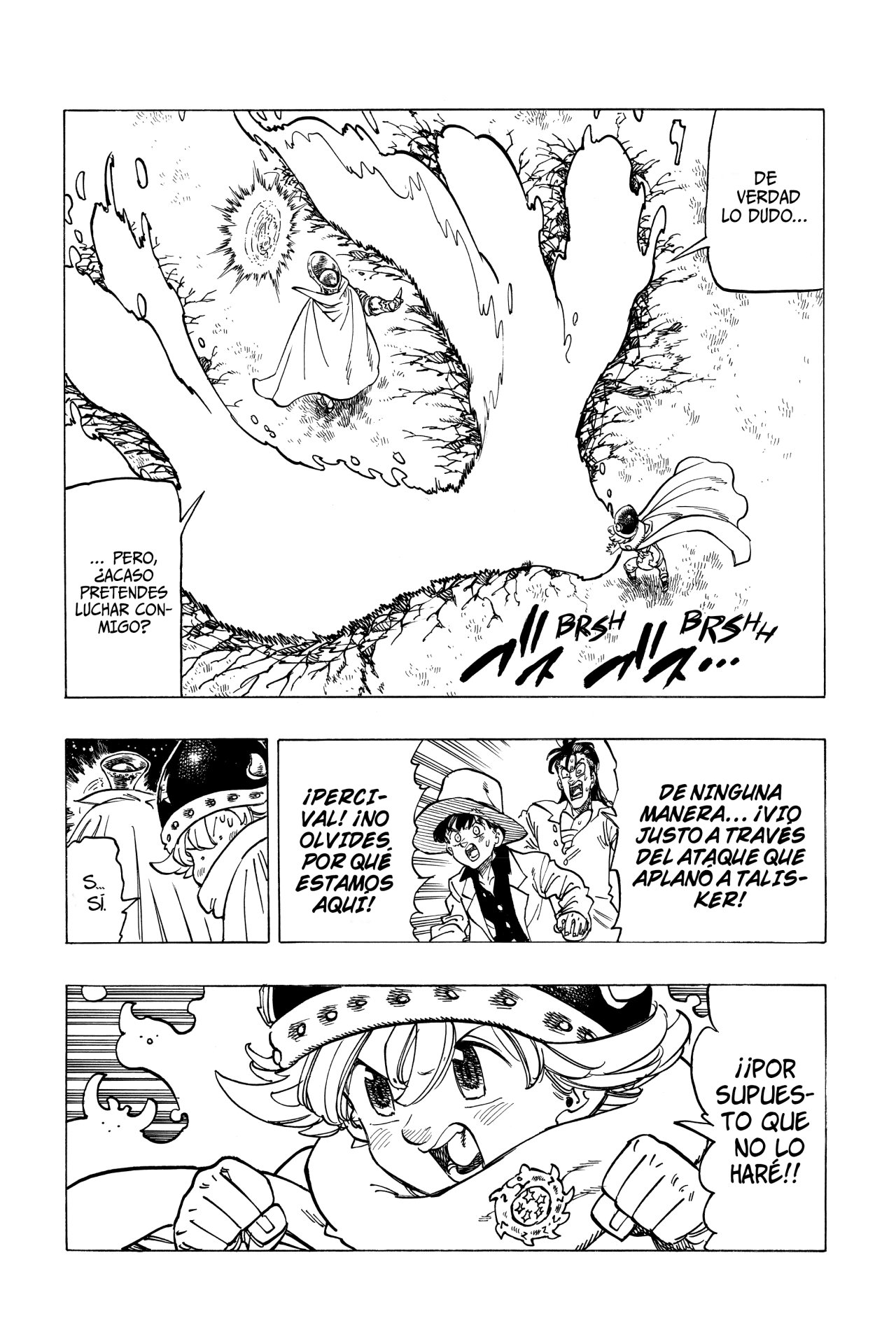 Mokushiroku no Yonkishi Capitulo 18: Determinación para la batalla página 3