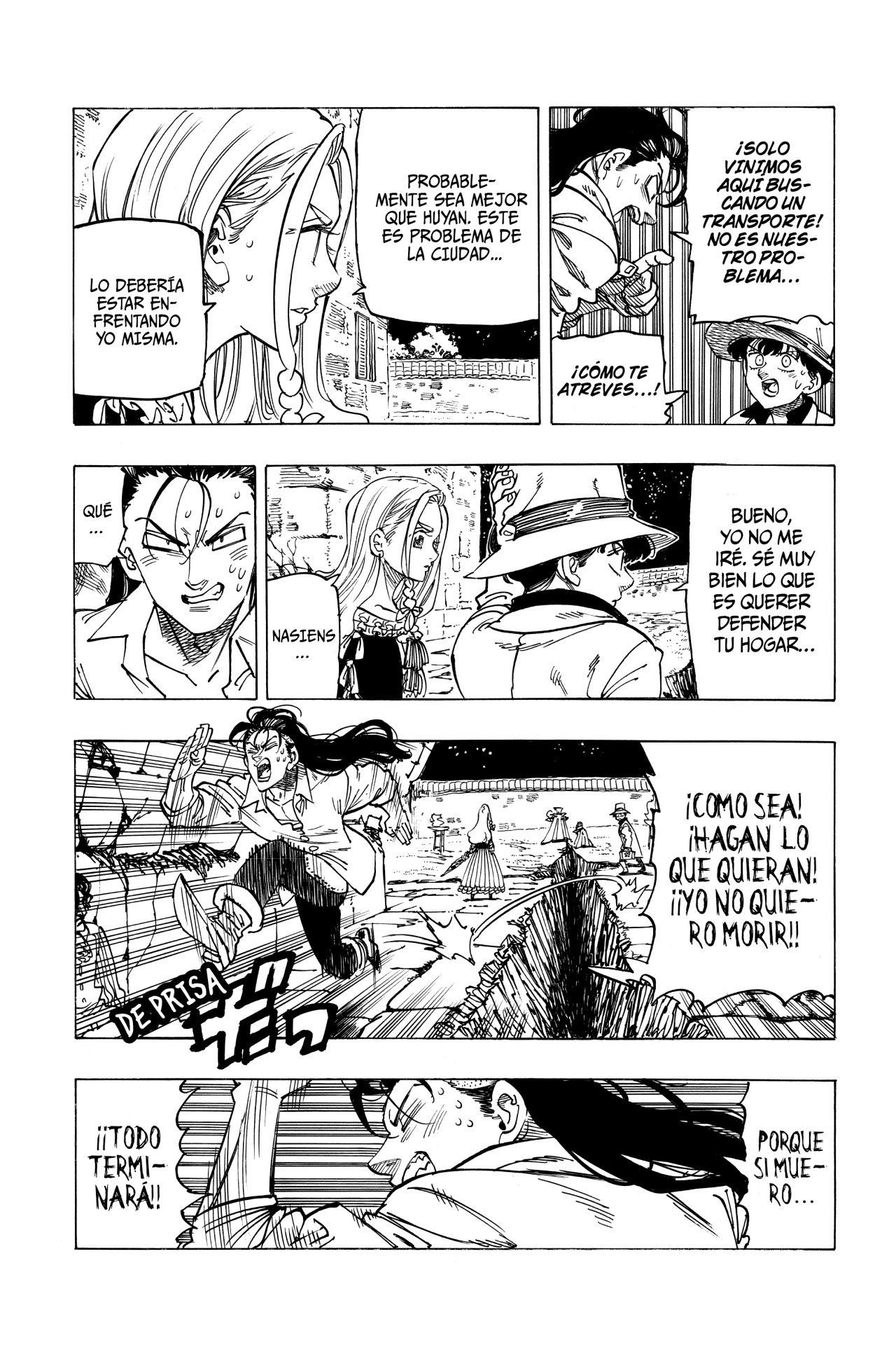 Mokushiroku no Yonkishi Capitulo 18: Determinación para la batalla página 8