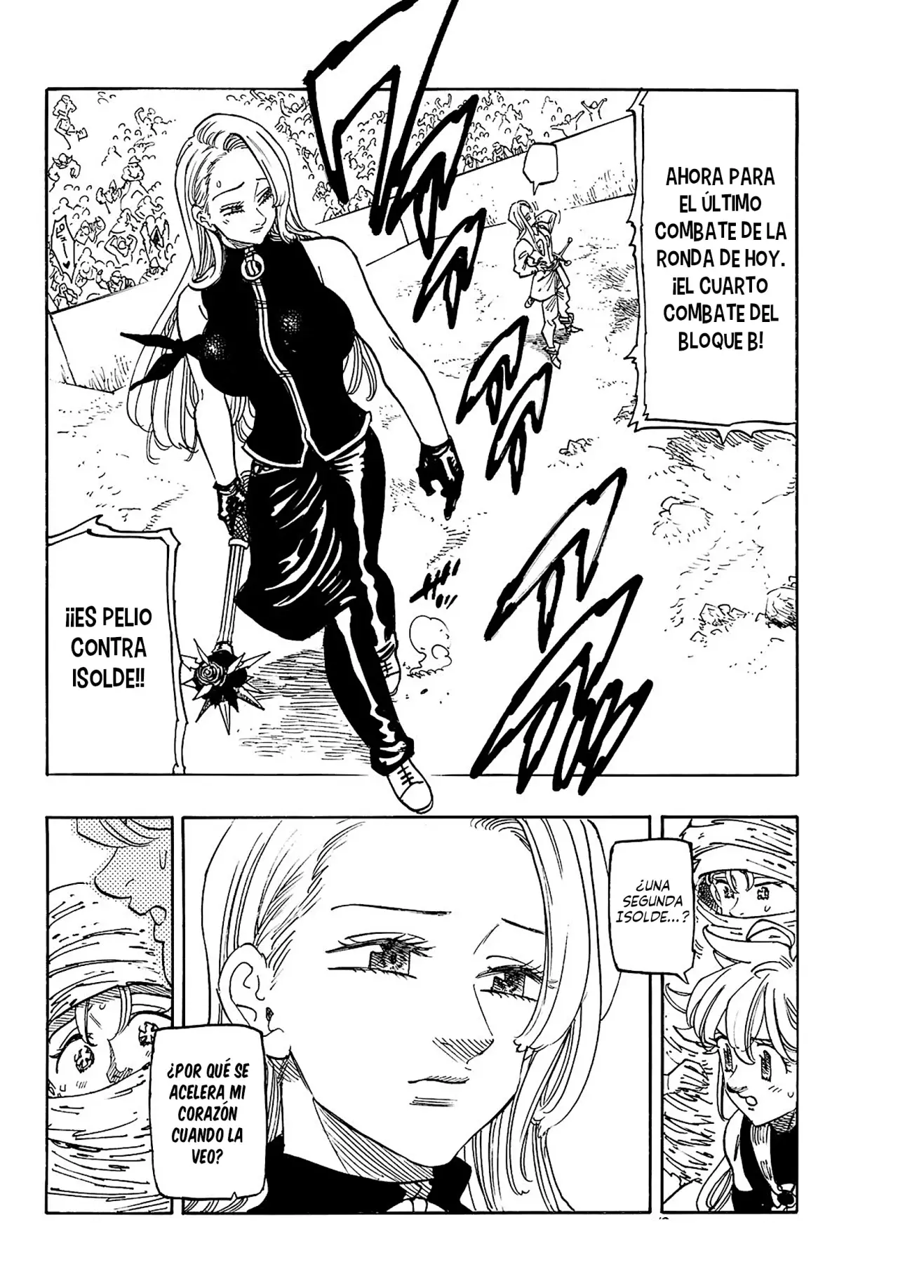 Mokushiroku no Yonkishi Capitulo 180: Pelio Vs Isolde página 7