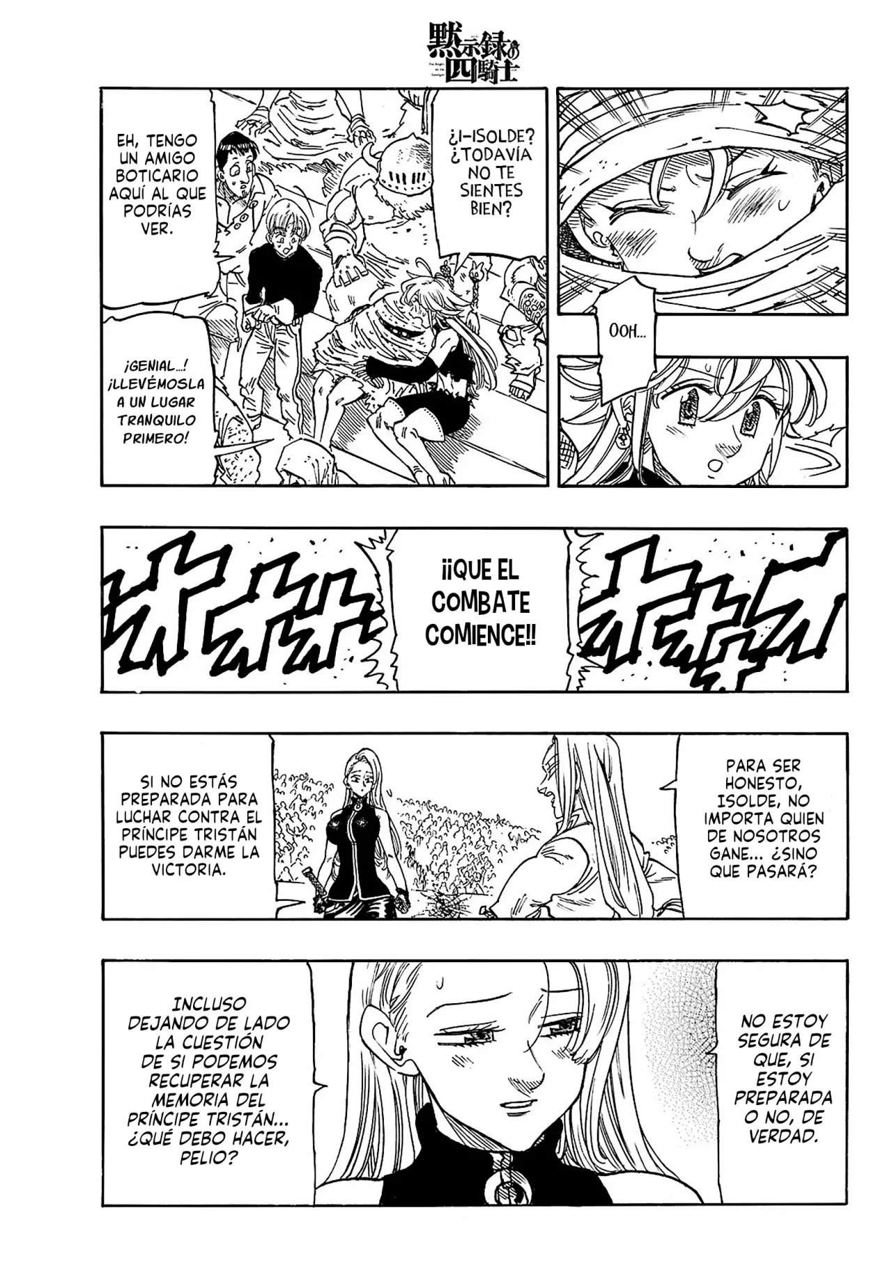 Mokushiroku no Yonkishi Capitulo 180: Pelio Vs Isolde página 8