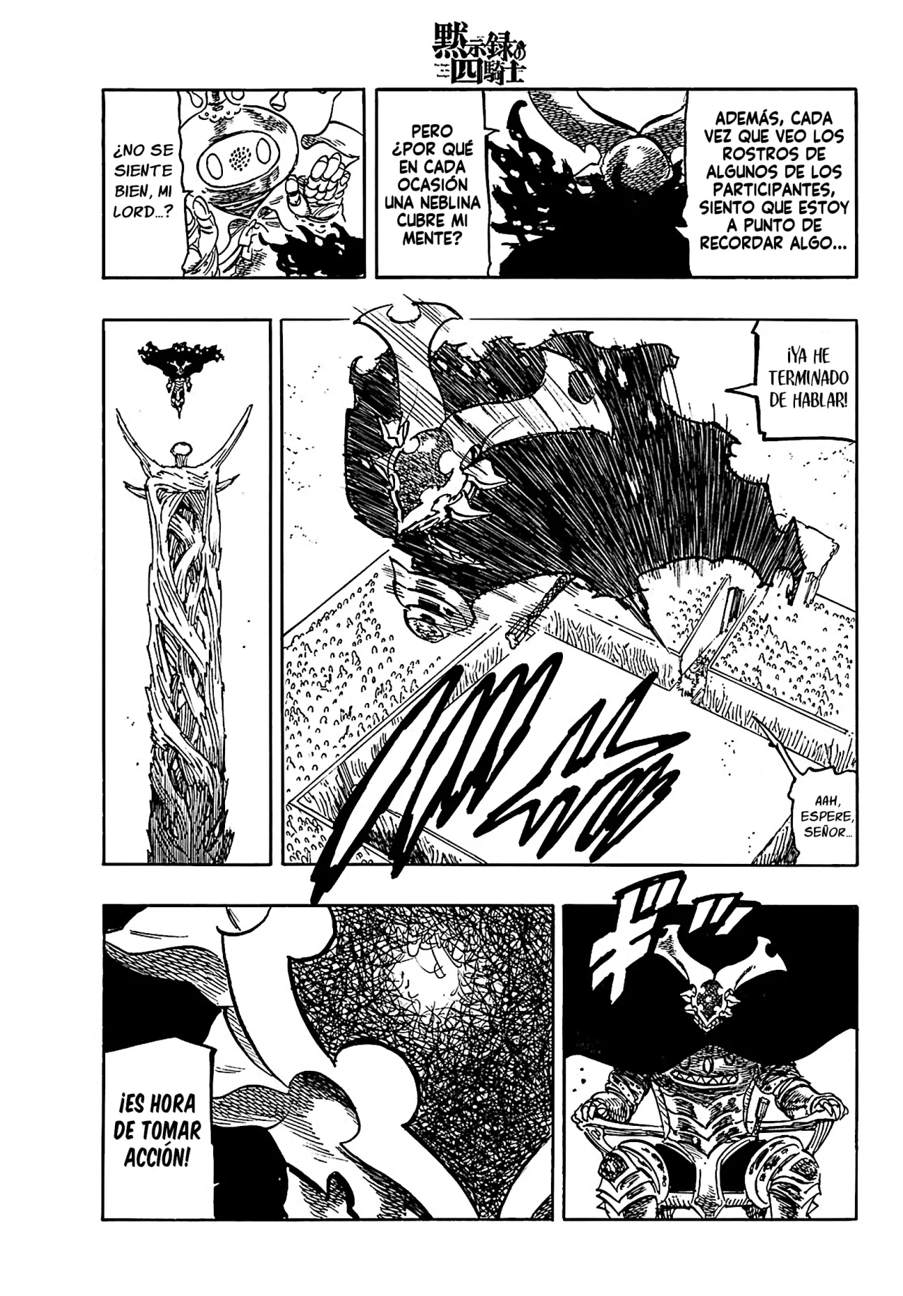 Mokushiroku no Yonkishi Capitulo 183: Sentimientos no correspondidos página 14