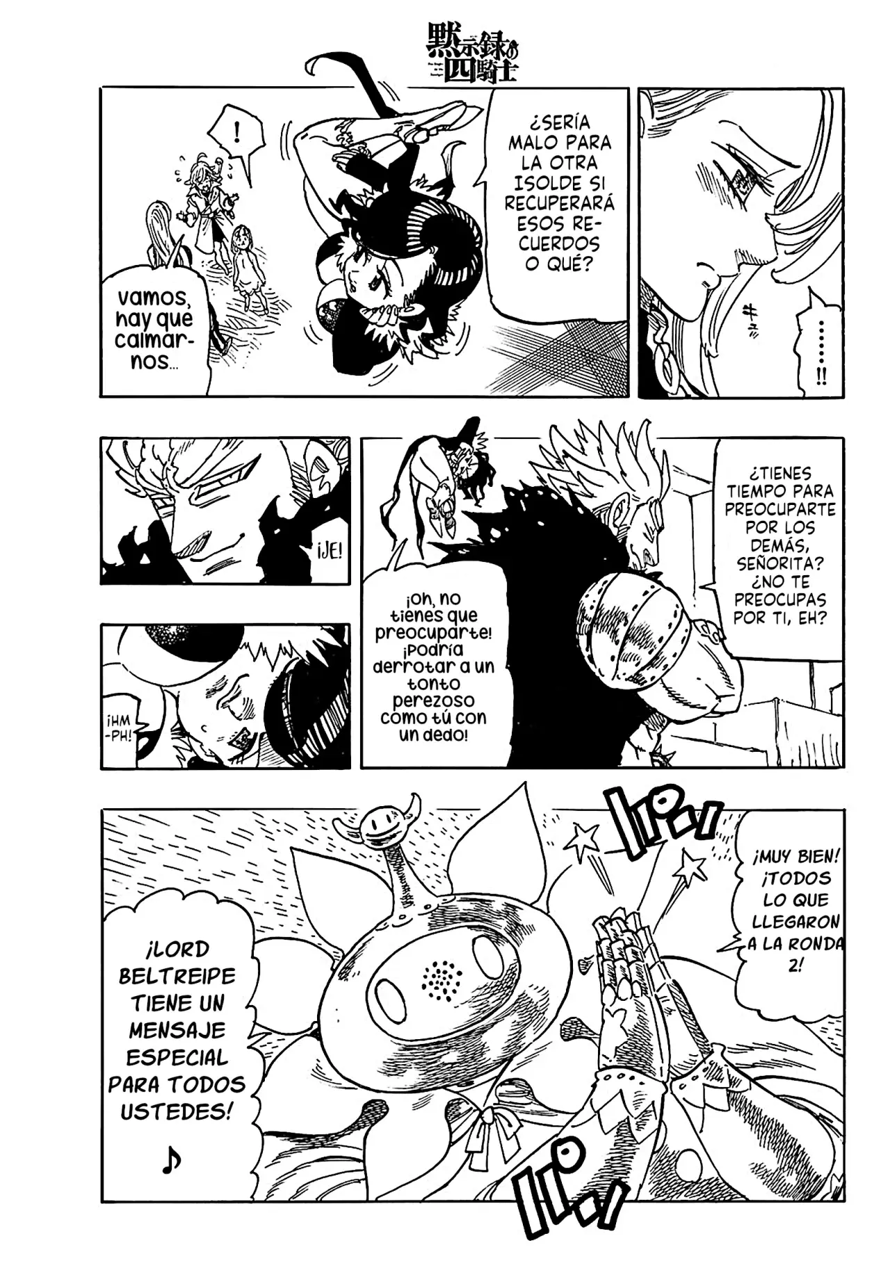 Mokushiroku no Yonkishi Capitulo 183: Sentimientos no correspondidos página 8
