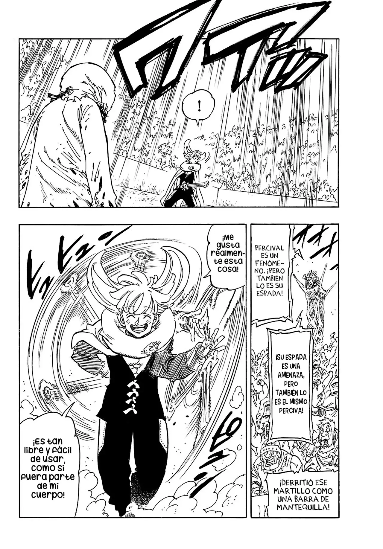Mokushiroku no Yonkishi Capitulo 184: Percival VS el saco misterioso página 13