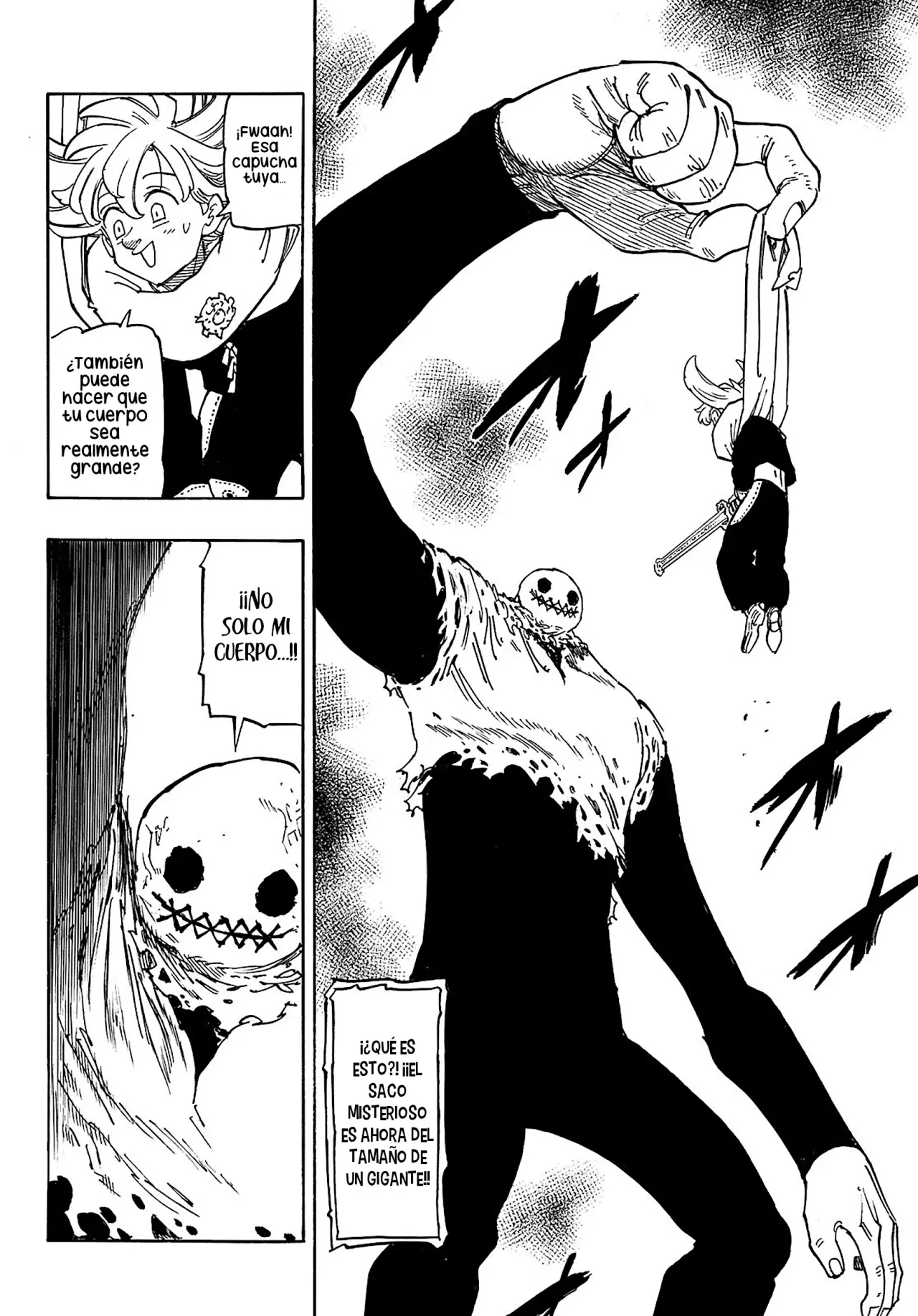 Mokushiroku no Yonkishi Capitulo 184: Percival VS el saco misterioso página 16