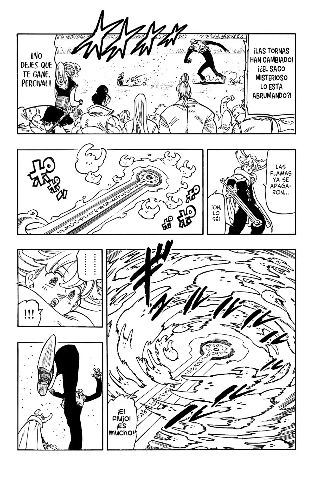 Mokushiroku no Yonkishi Capitulo 184: Percival VS el saco misterioso página 18