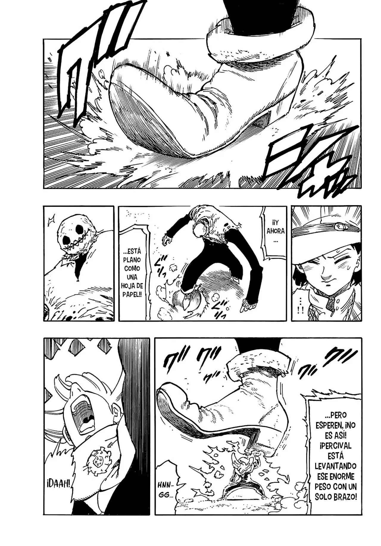 Mokushiroku no Yonkishi Capitulo 184: Percival VS el saco misterioso página 19