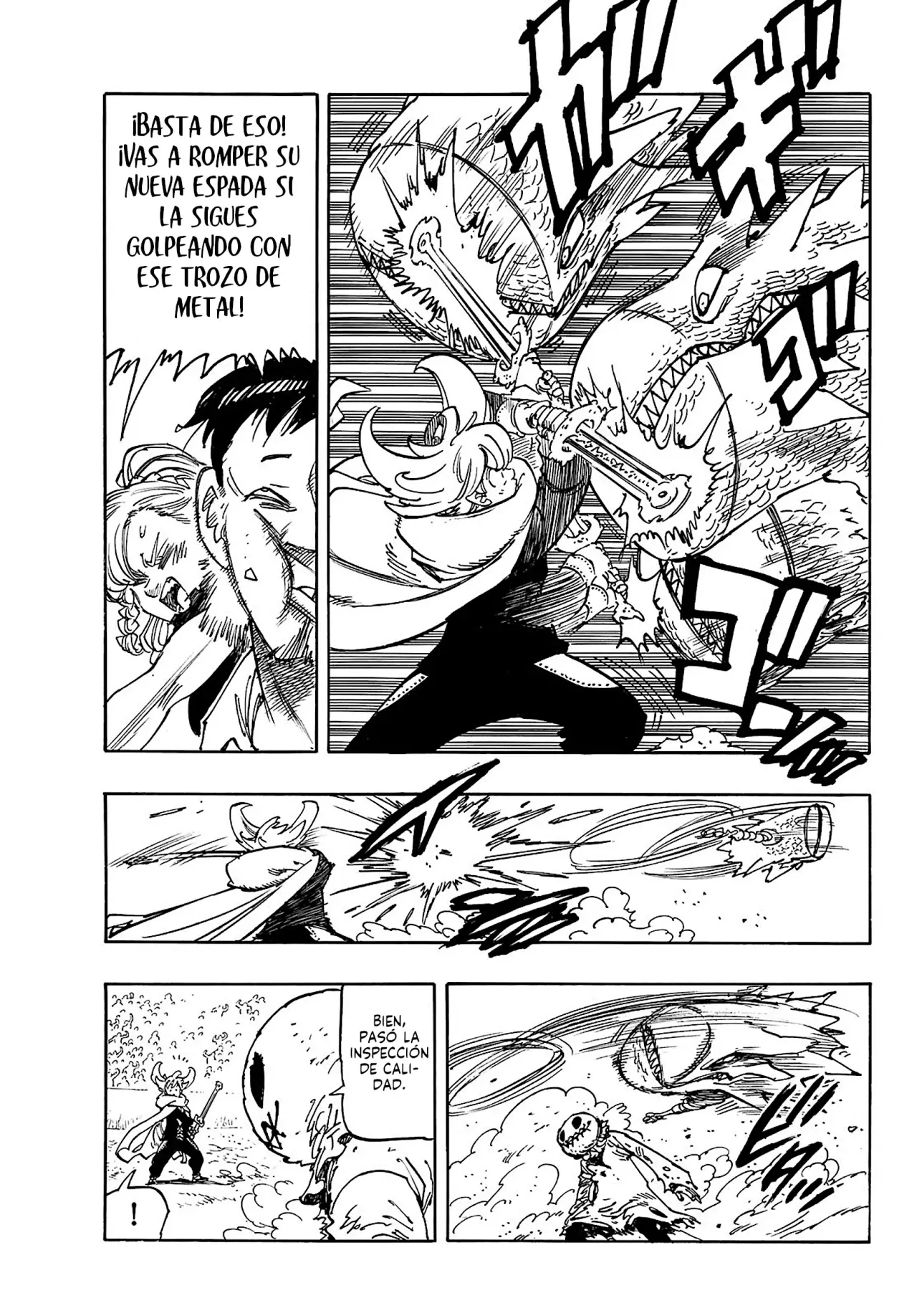 Mokushiroku no Yonkishi Capitulo 184: Percival VS el saco misterioso página 6