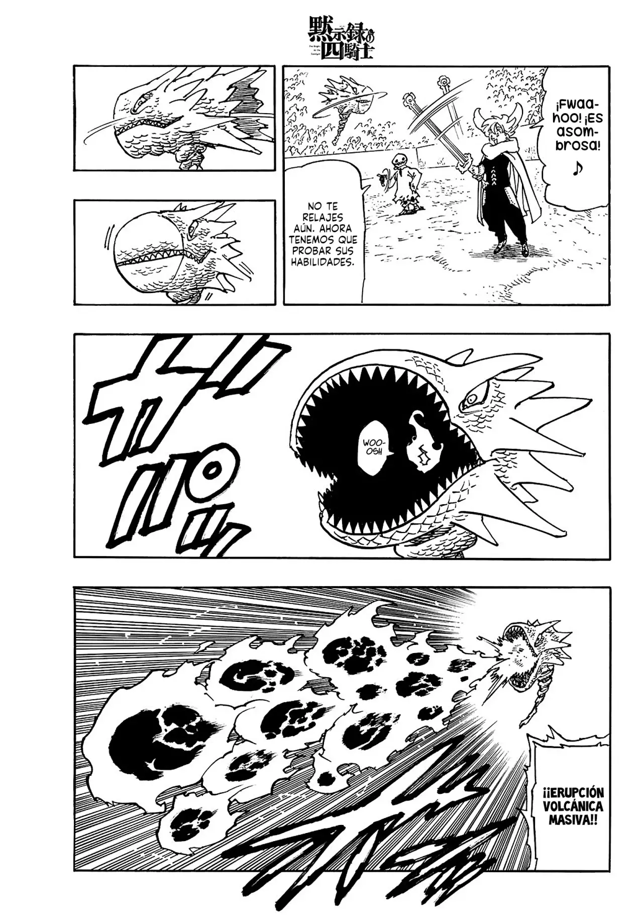 Mokushiroku no Yonkishi Capitulo 184: Percival VS el saco misterioso página 8