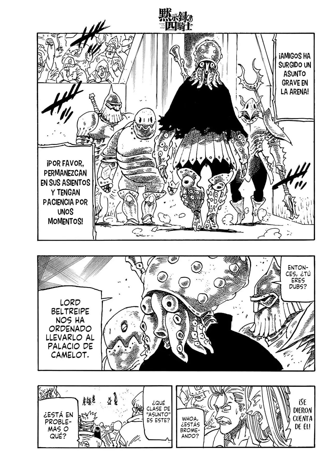 Mokushiroku no Yonkishi Capitulo 185: Un asunto serio página 4